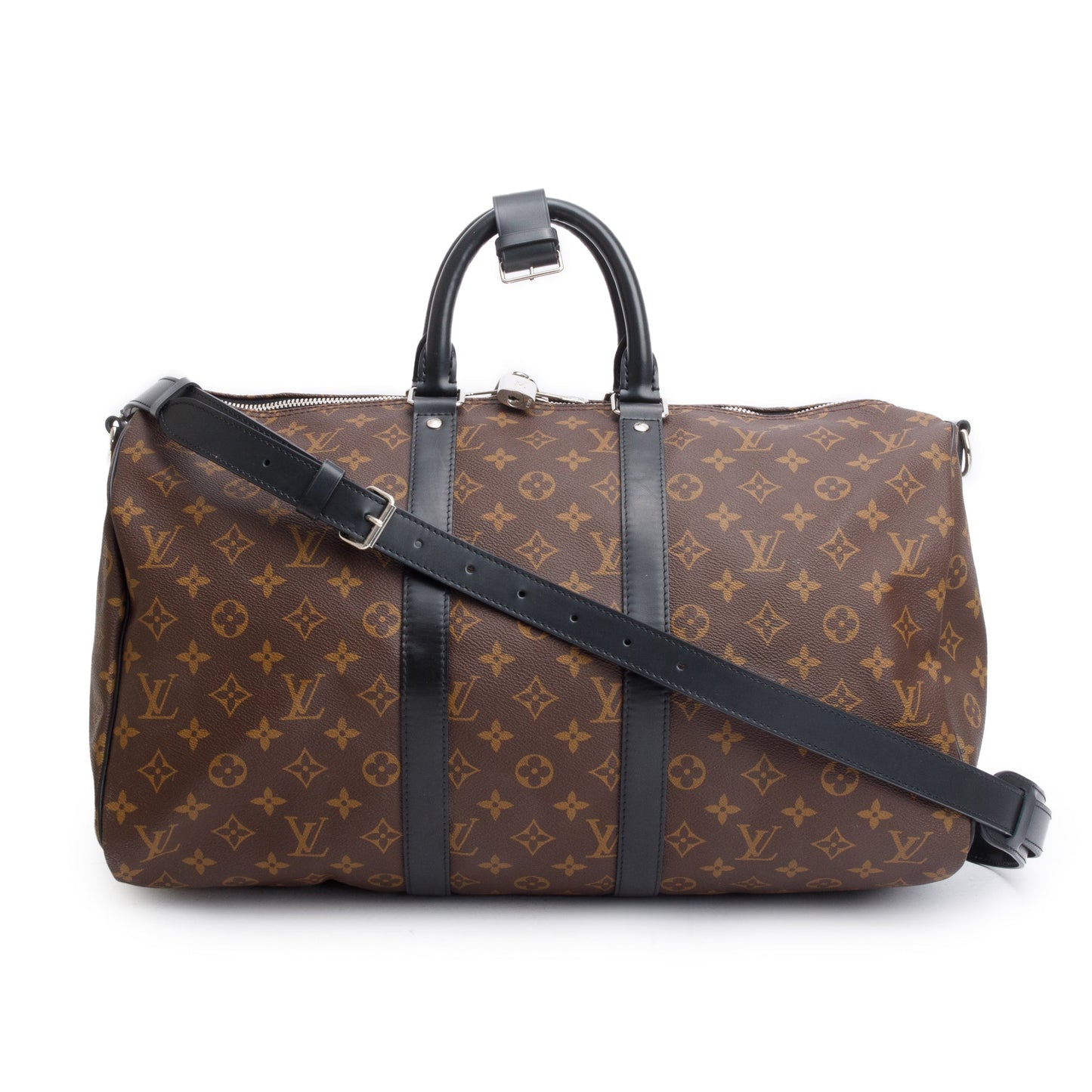 Louis Vuitton Monogram Macassar Keepall Bandouliere 45