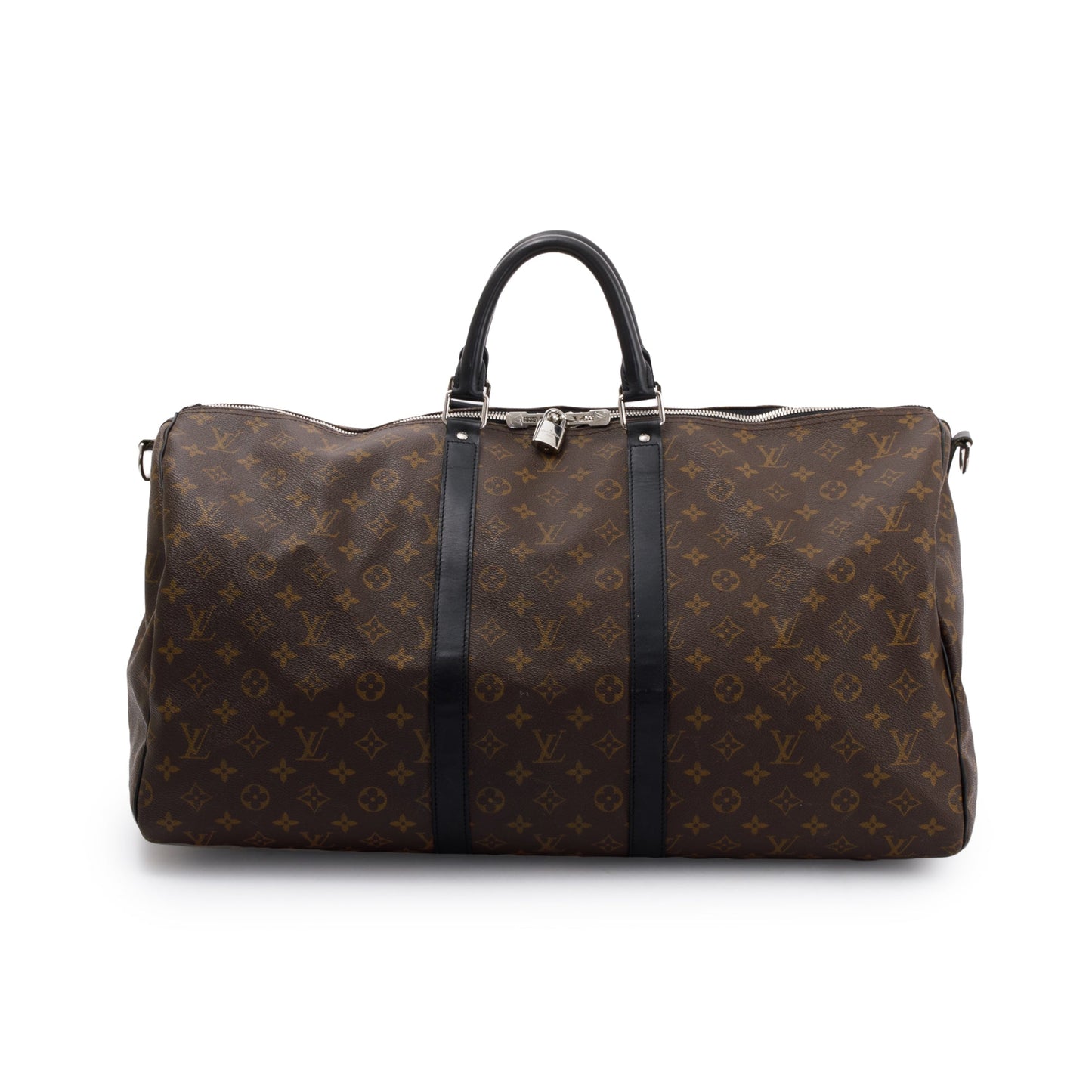 Louis Vuitton Monogram Macassar Keepall Bandouliere 55