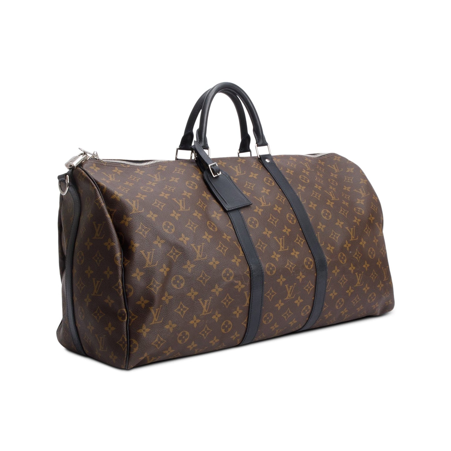 Louis Vuitton Monogram Macassar Keepall Bandouliere 55