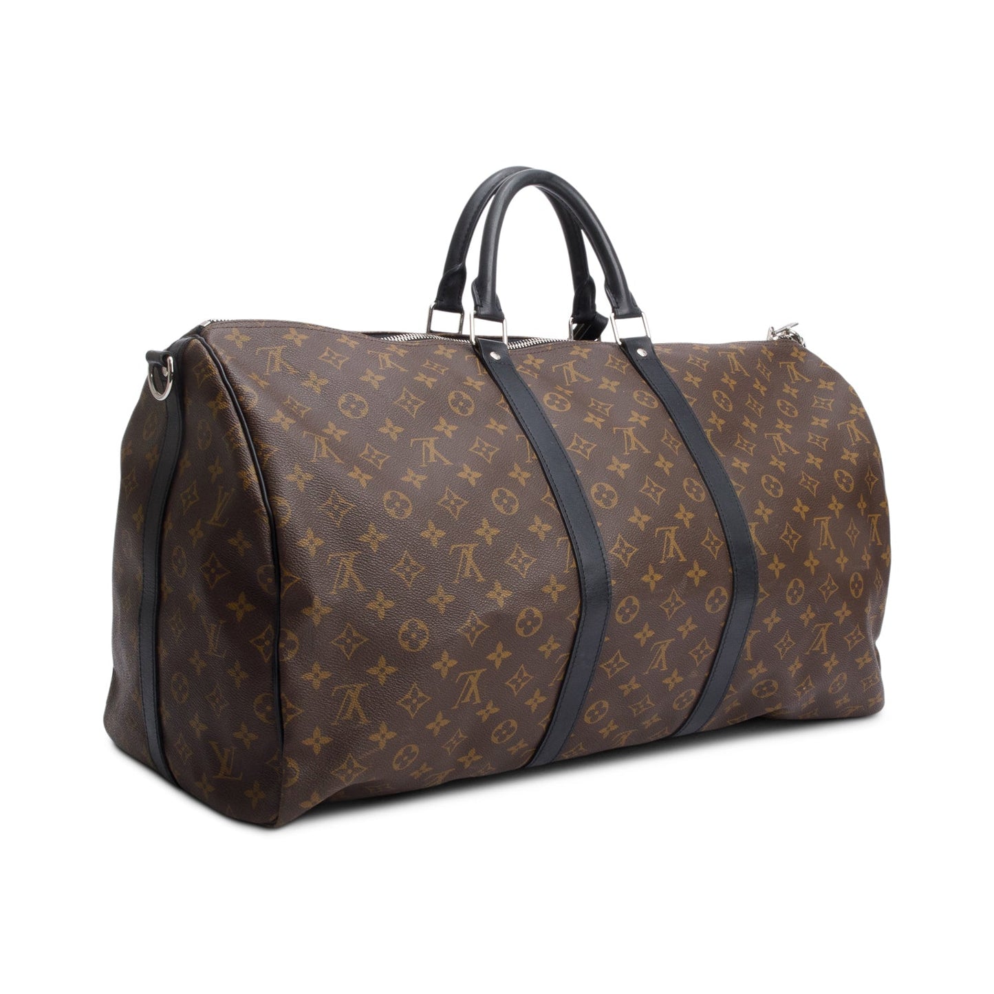 Louis Vuitton Monogram Macassar Keepall Bandouliere 55