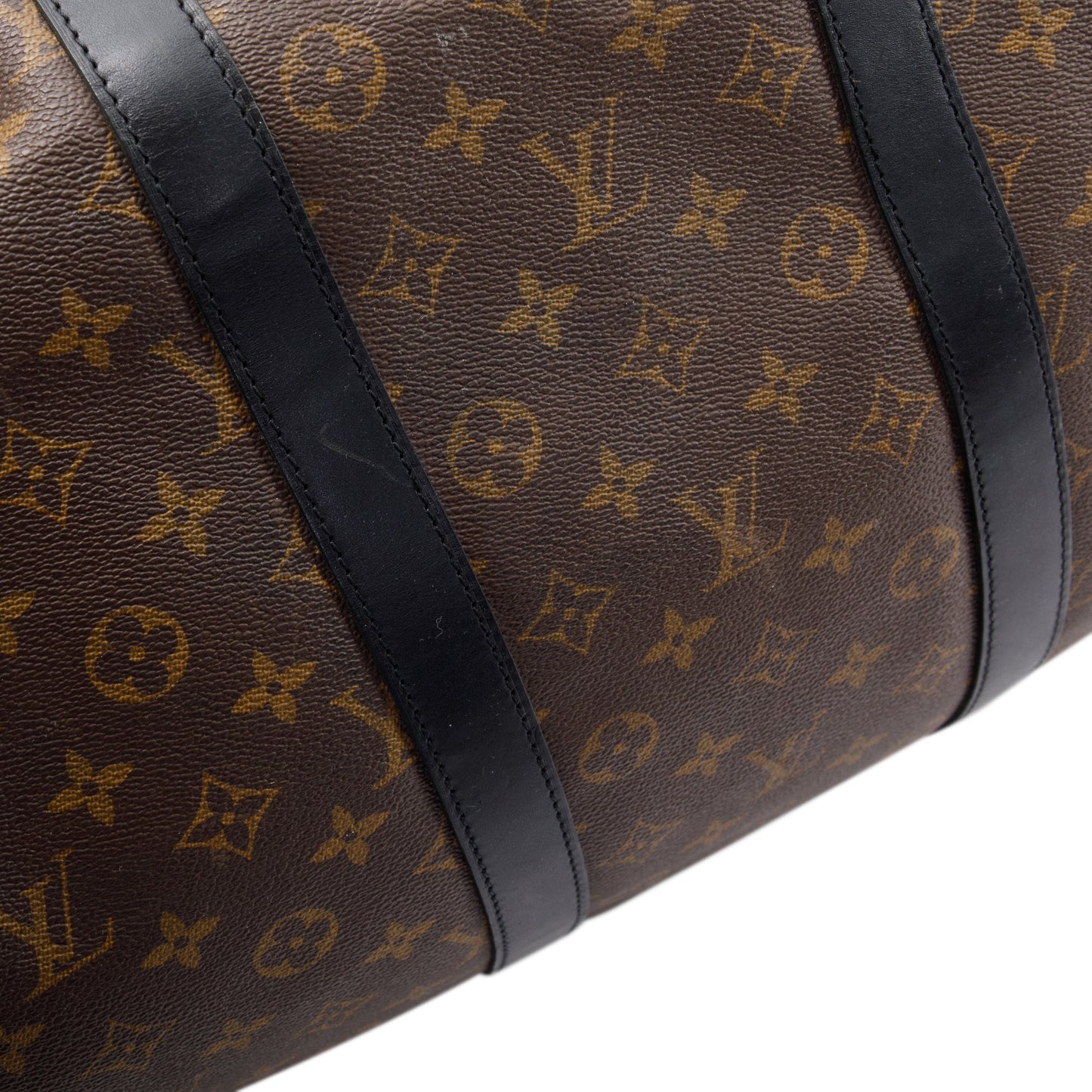 Louis Vuitton Monogram Macassar Keepall Bandouliere 55
