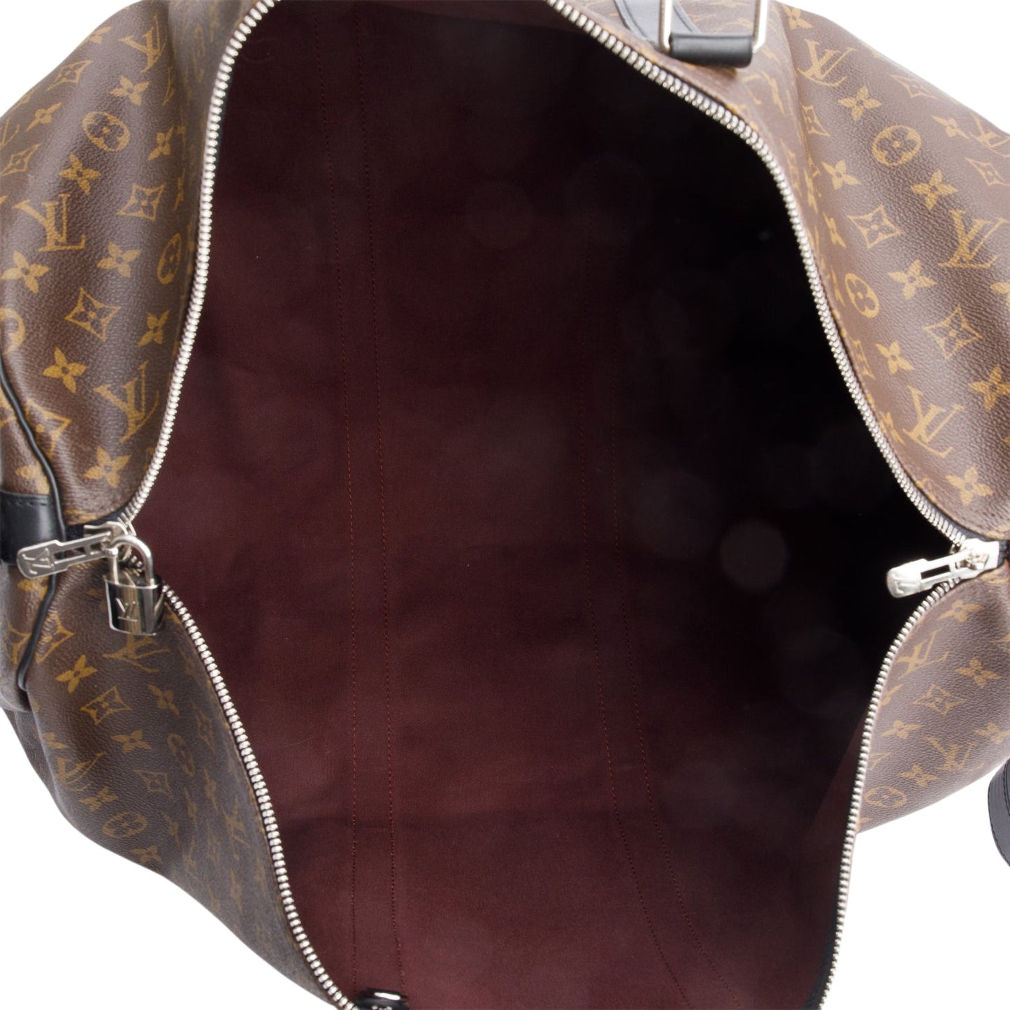 Louis Vuitton Monogram Macassar Keepall Bandouliere 55