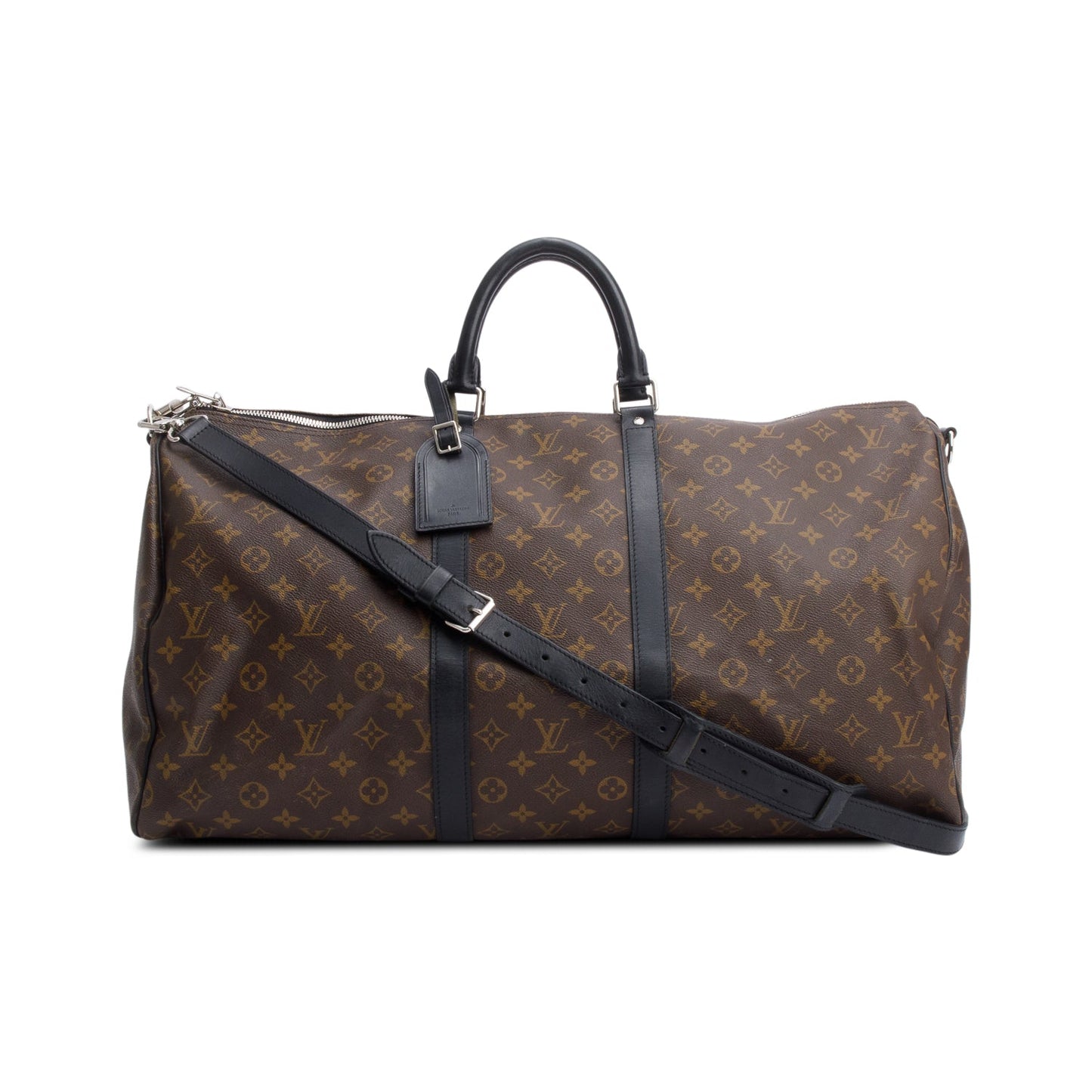 Louis Vuitton Monogram Macassar Keepall Bandouliere 55