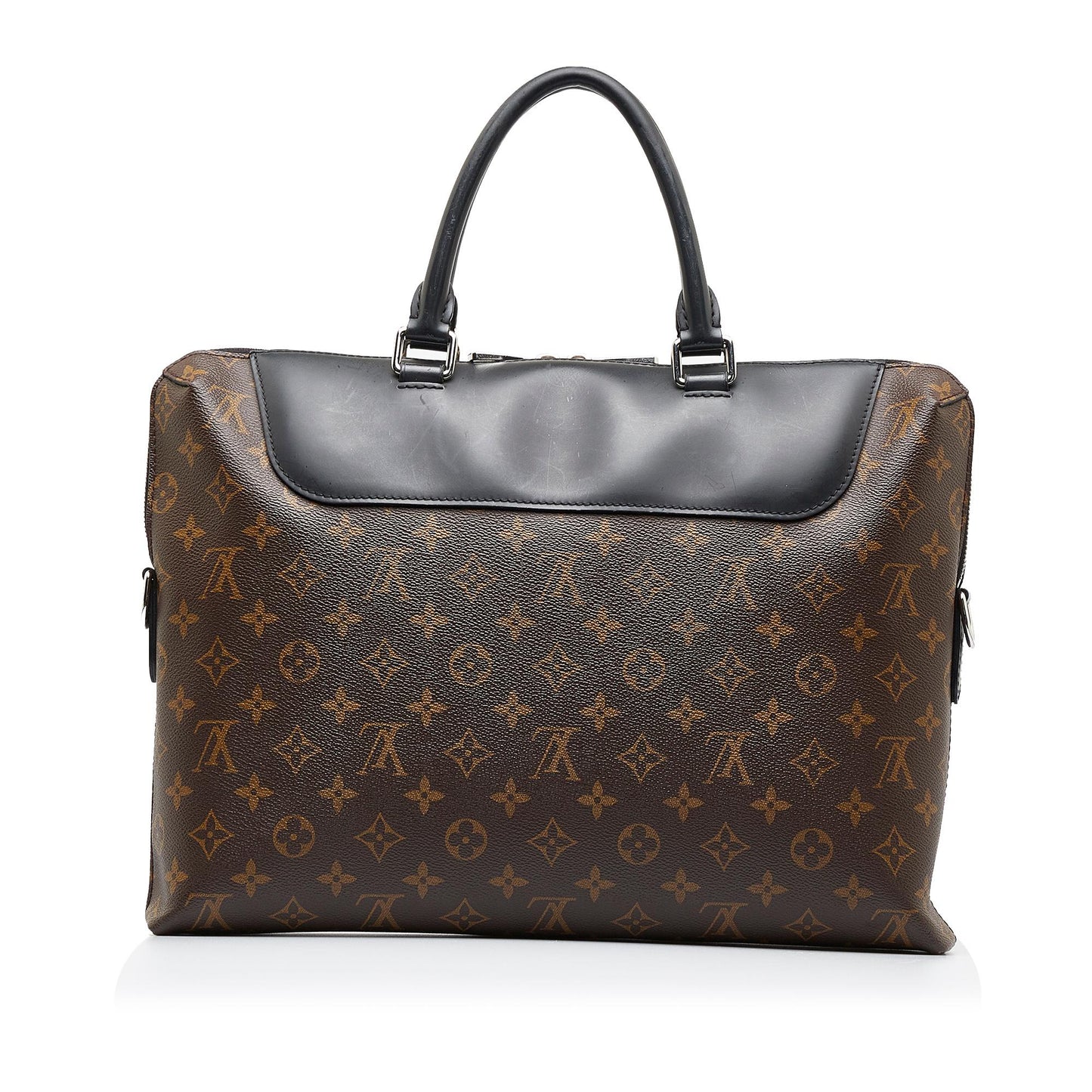 Louis Vuitton Monogram Macassar Porte Documents Jour NM (SHG-YTFYZj)