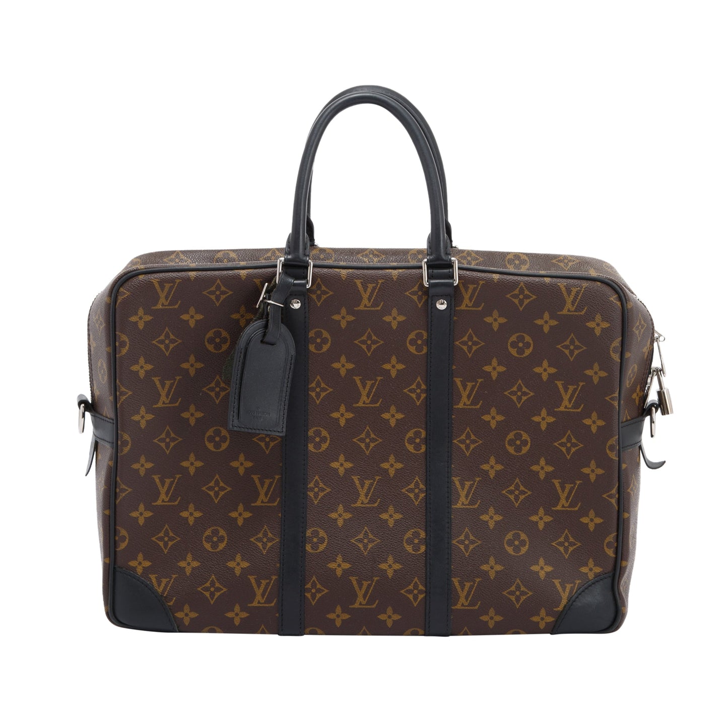 Louis Vuitton Monogram Macassar Porte-Documents Voyage GM