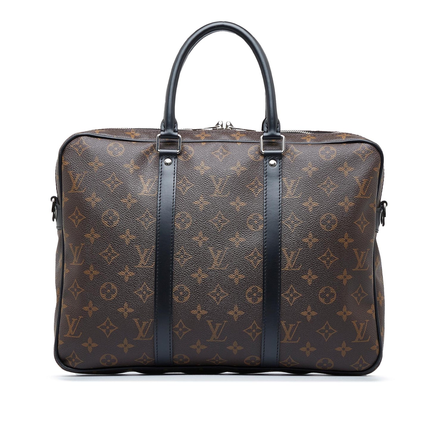 Louis Vuitton Monogram Macassar Porte Documents Voyage (SHG-gCbTCM)