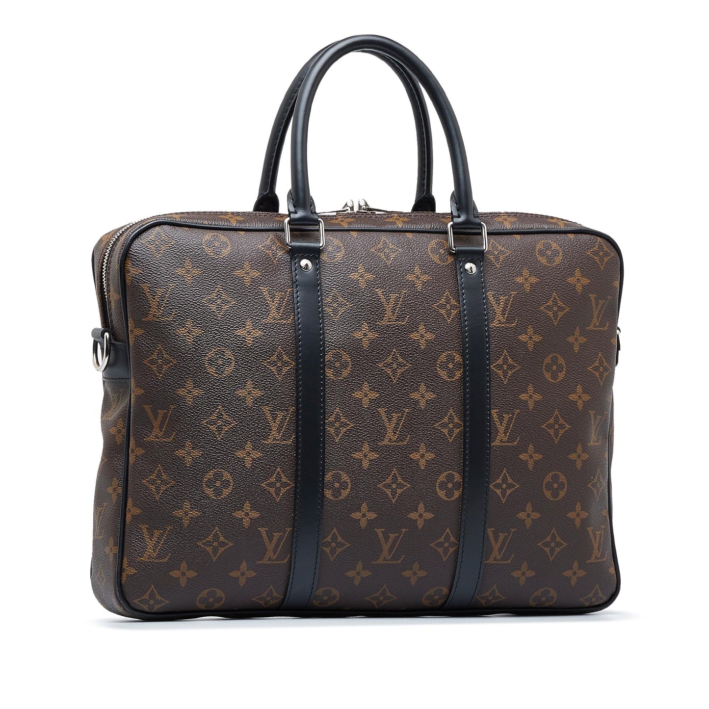 Louis Vuitton Monogram Macassar Porte Documents Voyage (SHG-gCbTCM)
