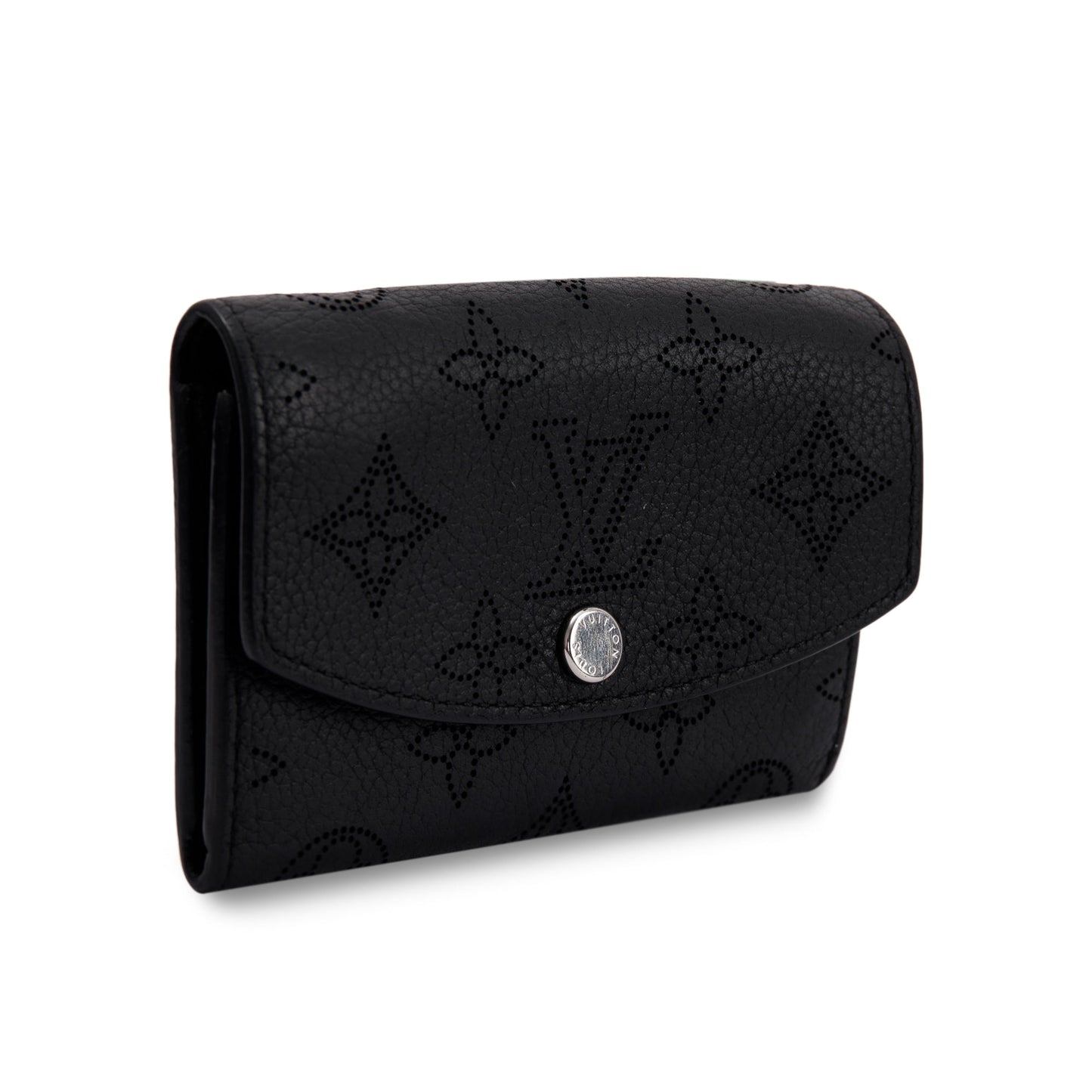 Louis Vuitton Monogram Mahina Leather Iris Compact Wallet