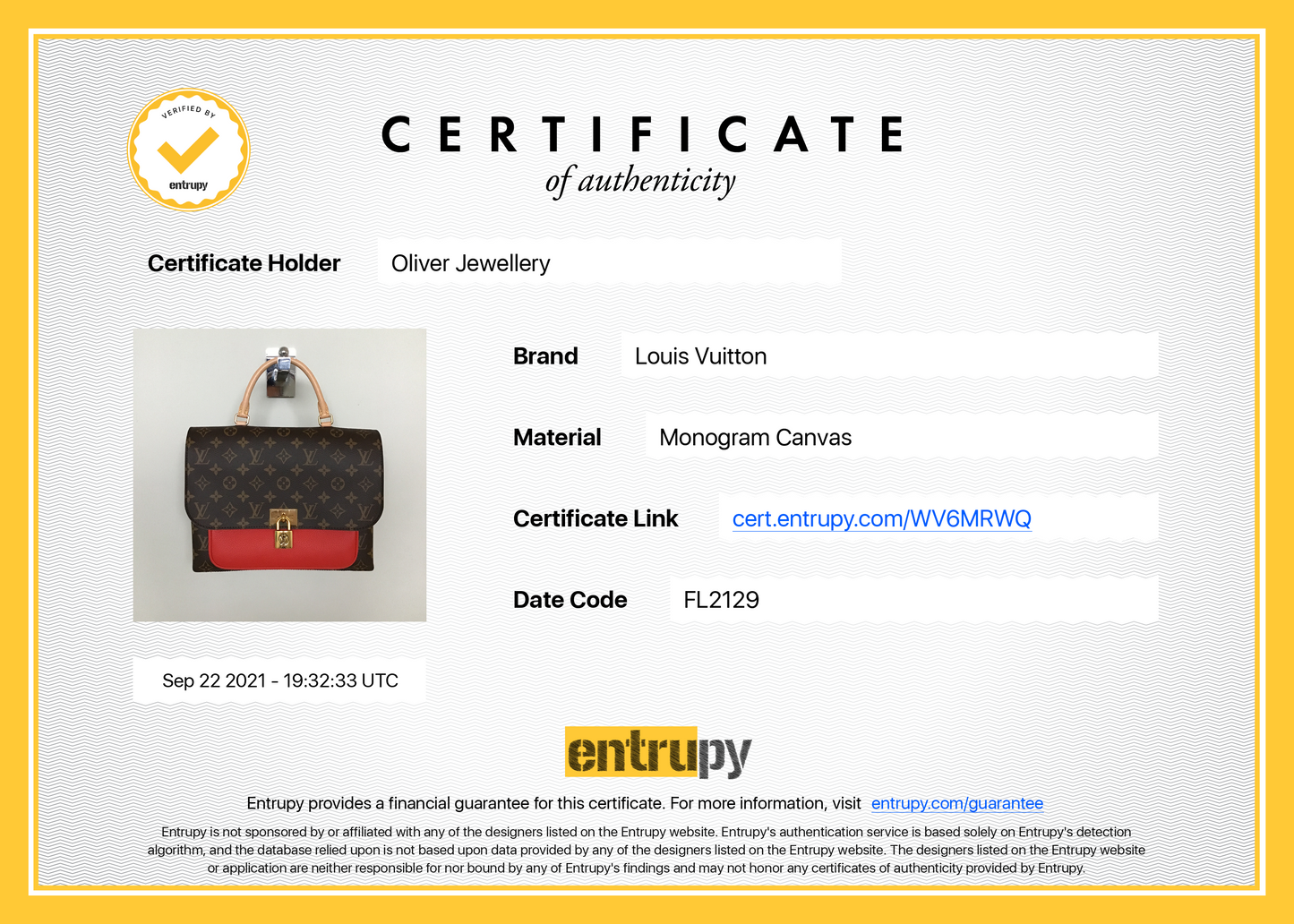 Louis Vuitton Monogram Marignan Bag