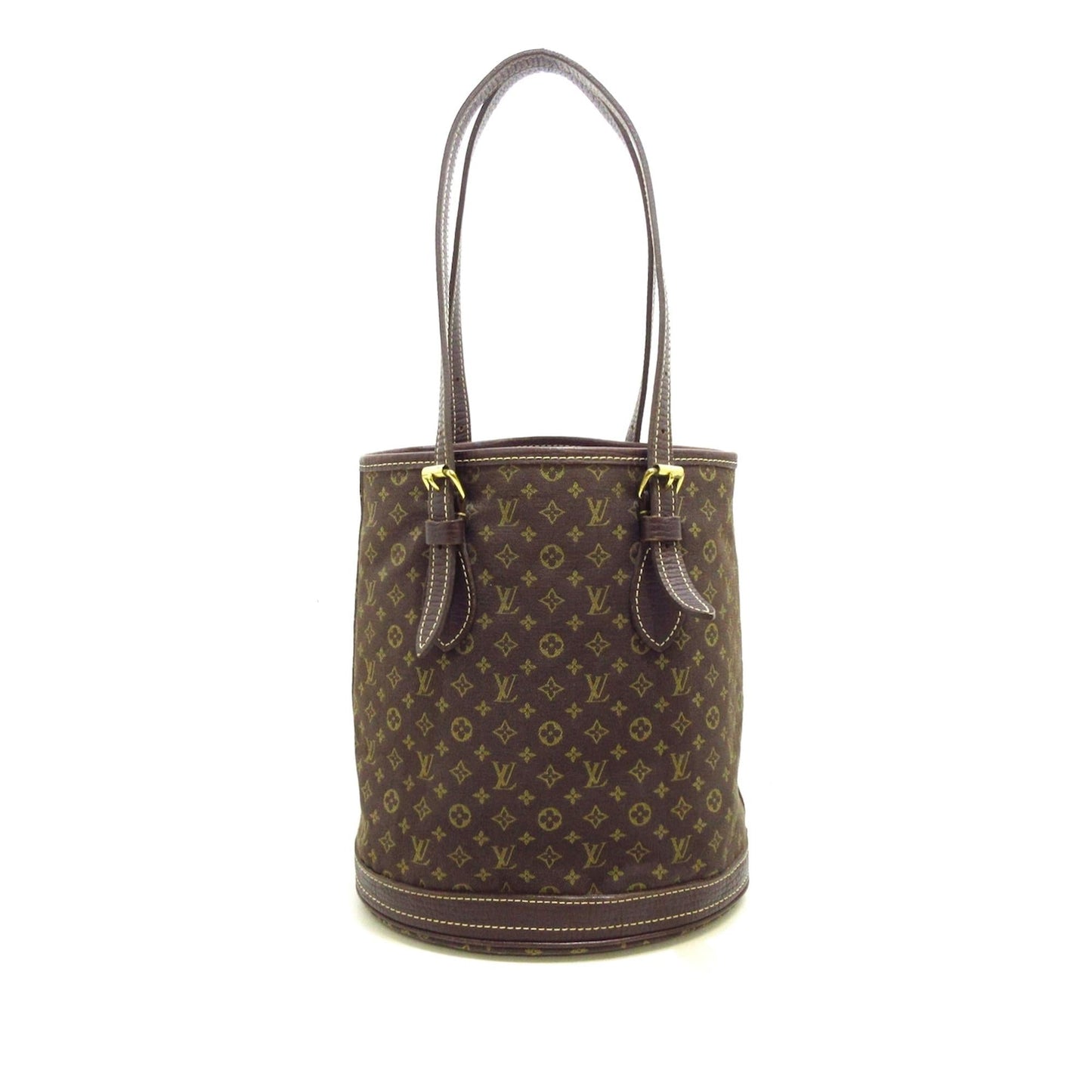 Louis Vuitton Monogram Mini Lin Bucket PM (SHG-6Z7MzR)