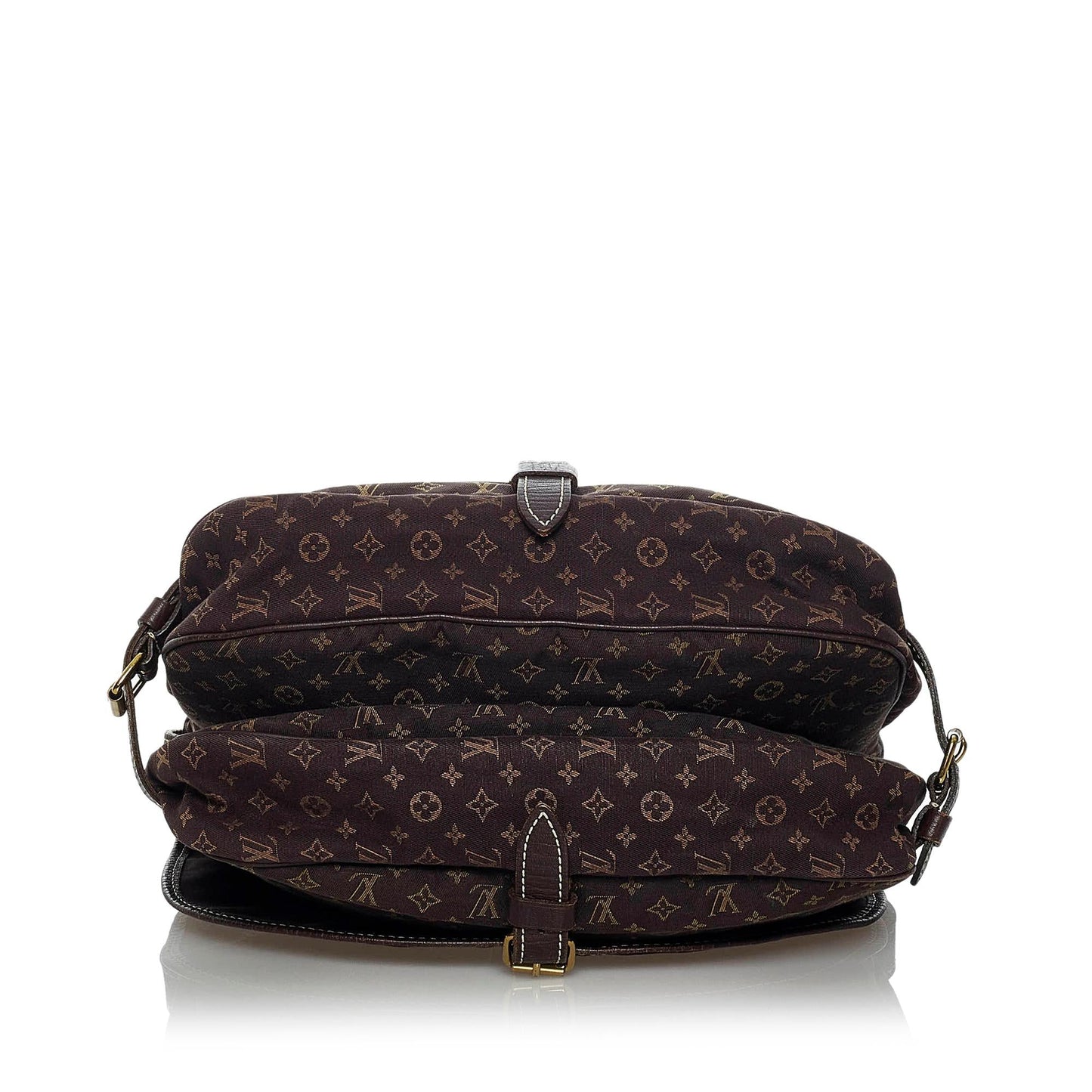 Louis Vuitton Monogram Mini Lin Saumur 30 (SHG-34256)