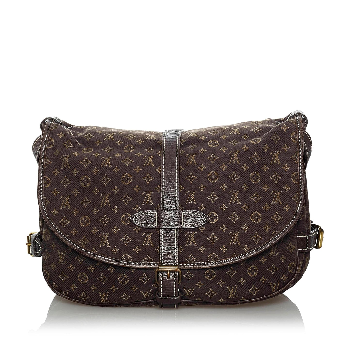 Louis Vuitton Monogram Mini Lin Saumur (SHG-33895)