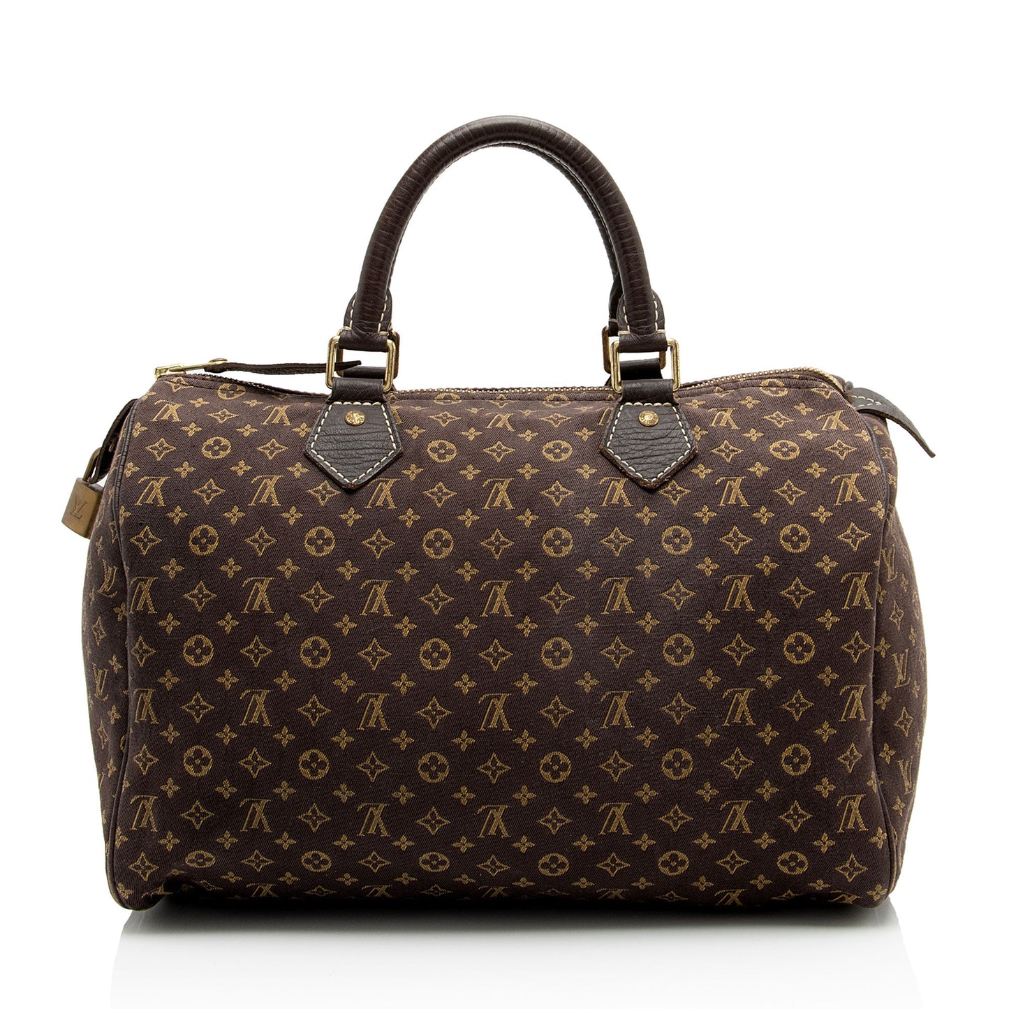 Louis Vuitton Monogram Mini Lin Speedy 30 Satchel (SHF-zliRMx)