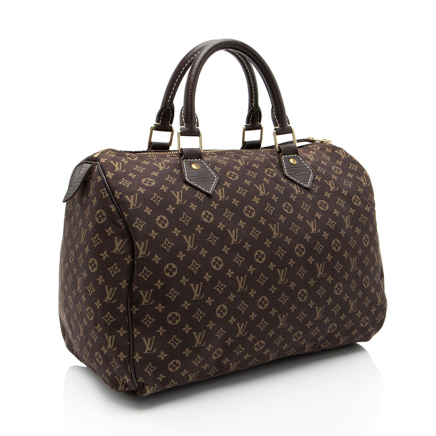 Louis Vuitton Monogram Mini Lin Speedy 30 Satchel (SHF-5zw6BJ)