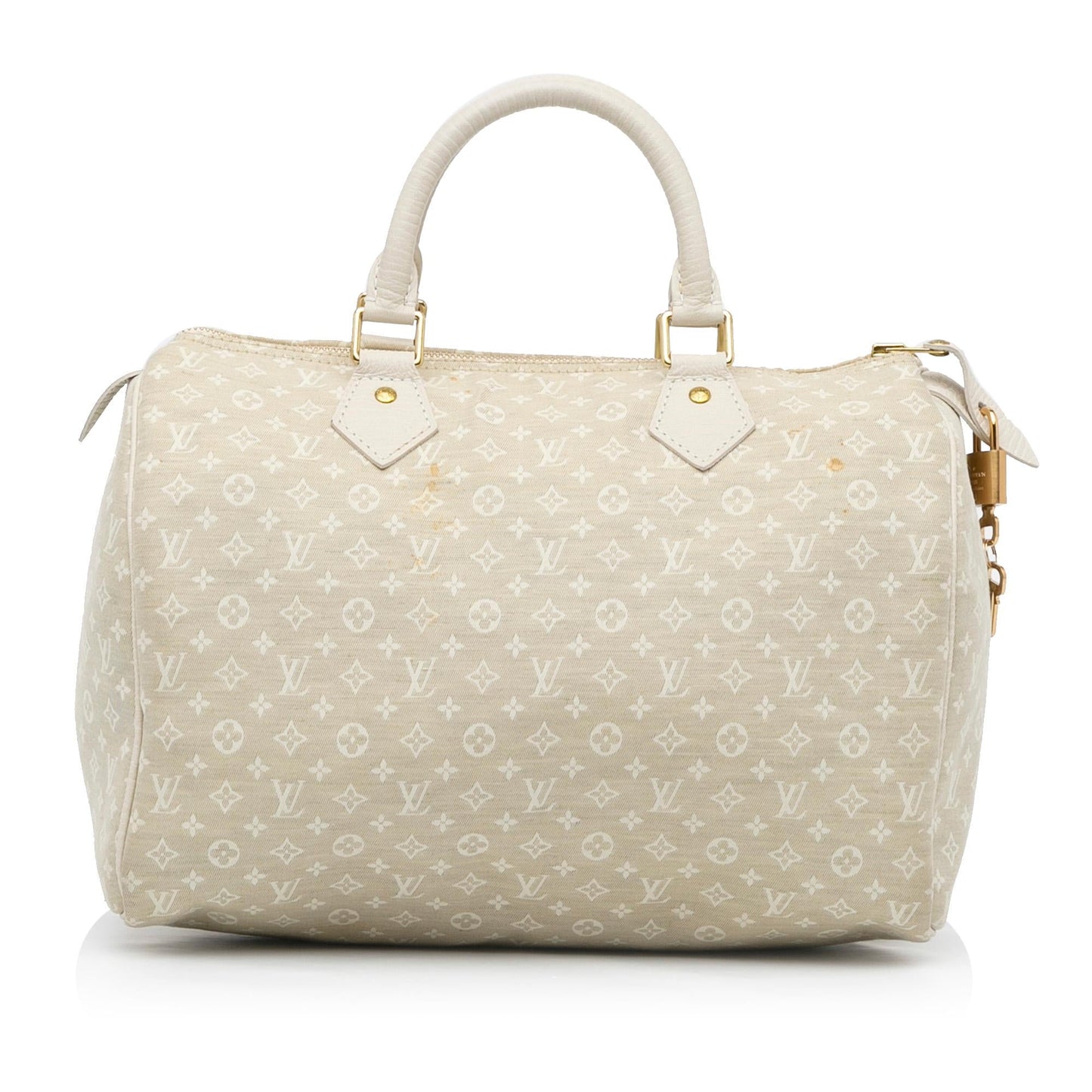 Louis Vuitton Monogram Mini Lin Speedy 30 (SHG-ixKbDp)