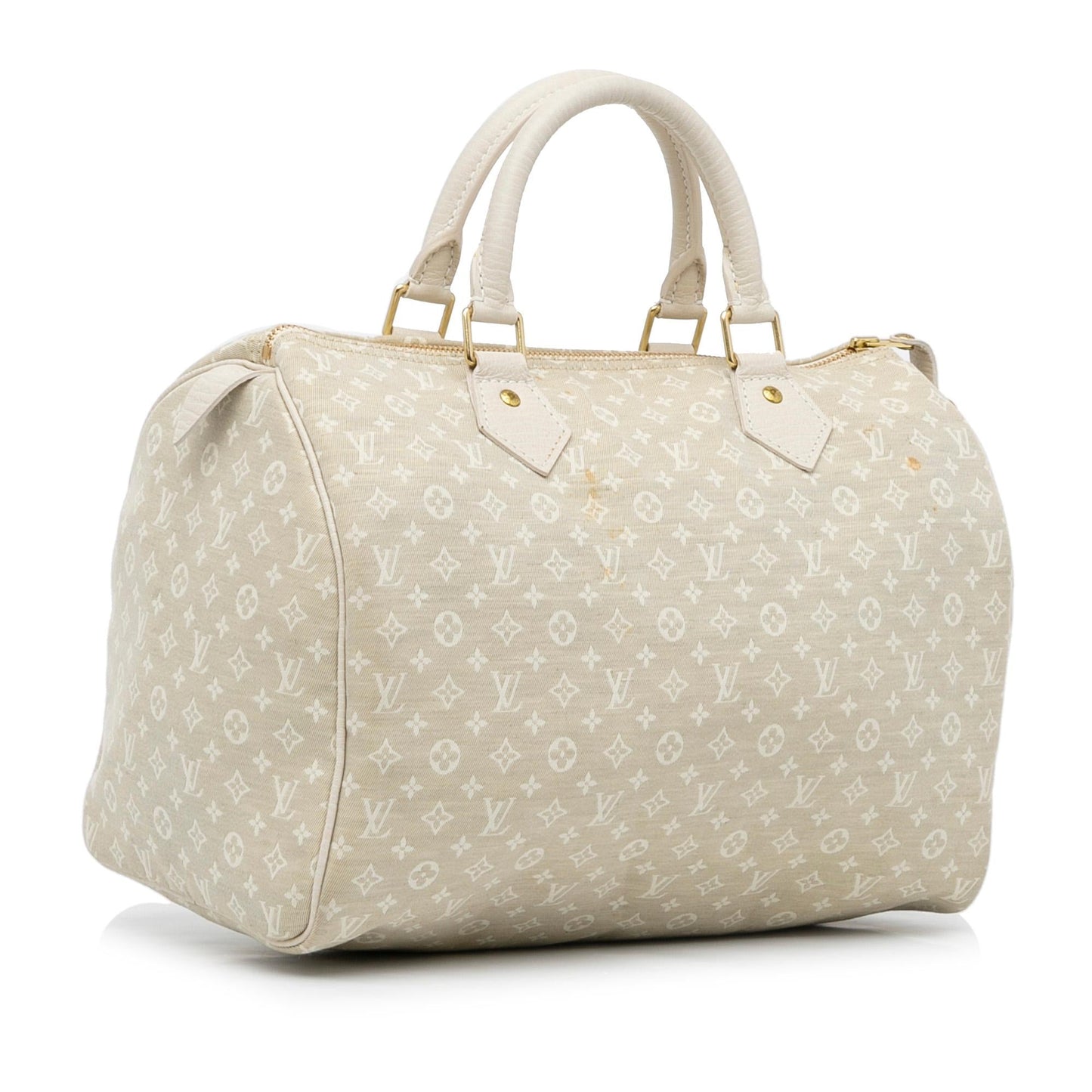 Louis Vuitton Monogram Mini Lin Speedy 30 (SHG-ixKbDp)