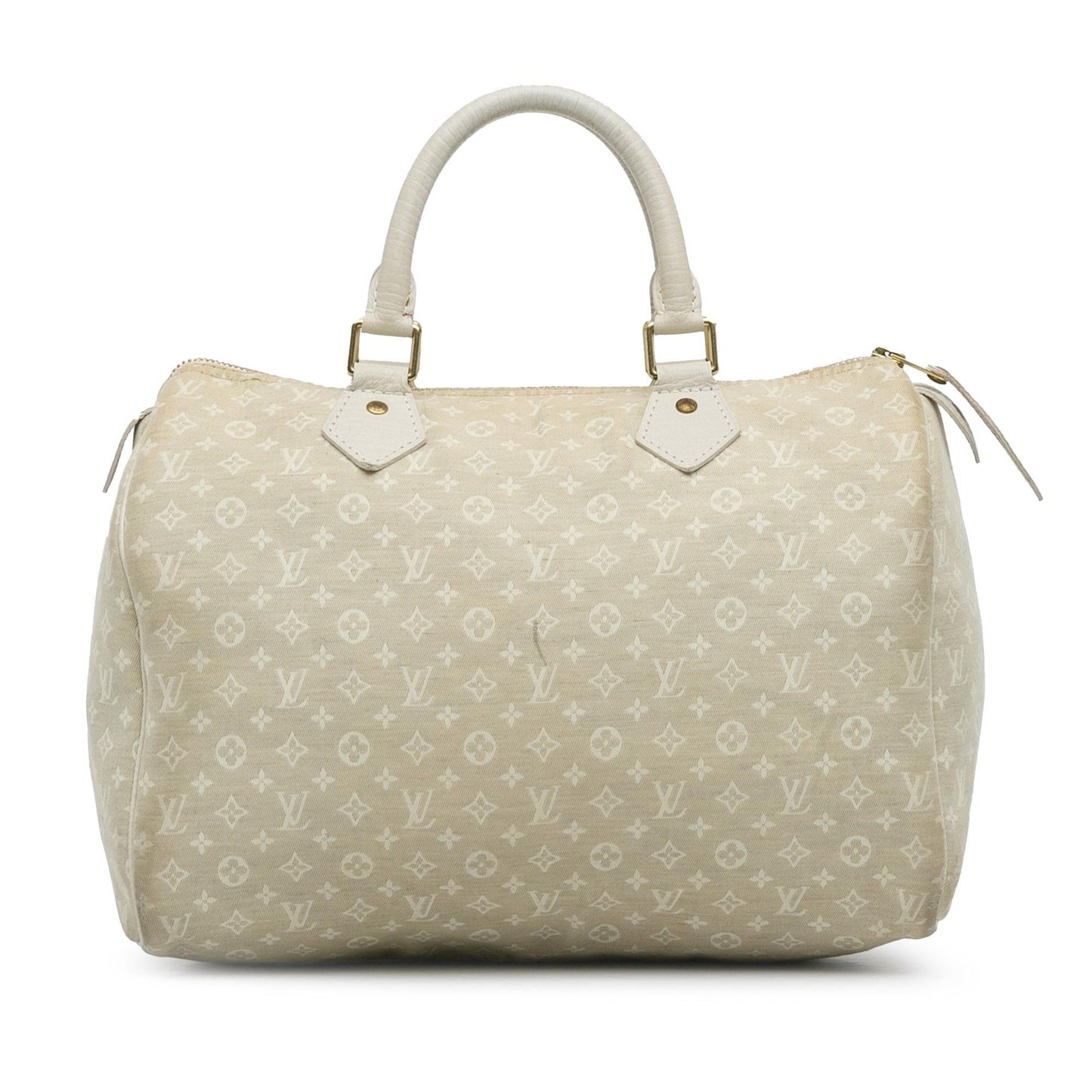 Louis Vuitton Monogram Mini Lin Speedy 30 (SHG-VEqoLJ)