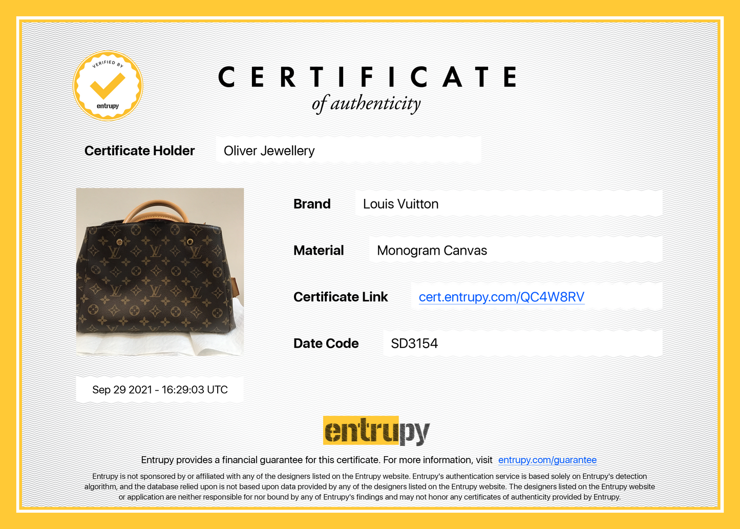 Louis Vuitton Monogram Montaigne MM