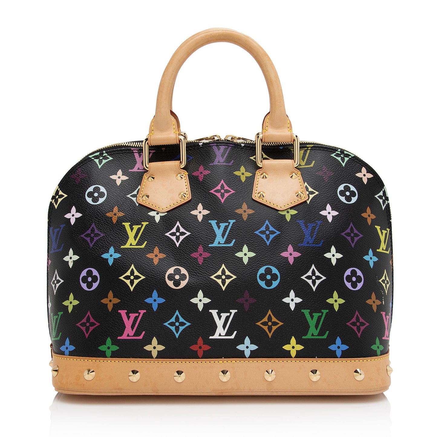 Louis Vuitton Monogram Multicolore Alma Satchel (SHF-QnpUns)