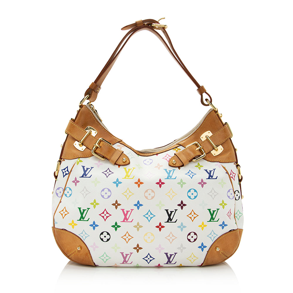 Louis Vuitton Monogram Multicolore Greta Hobo (SHF-21720)