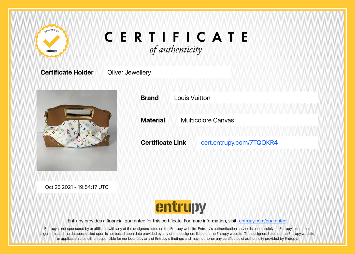 Louis Vuitton Monogram Multicolore Judy MM