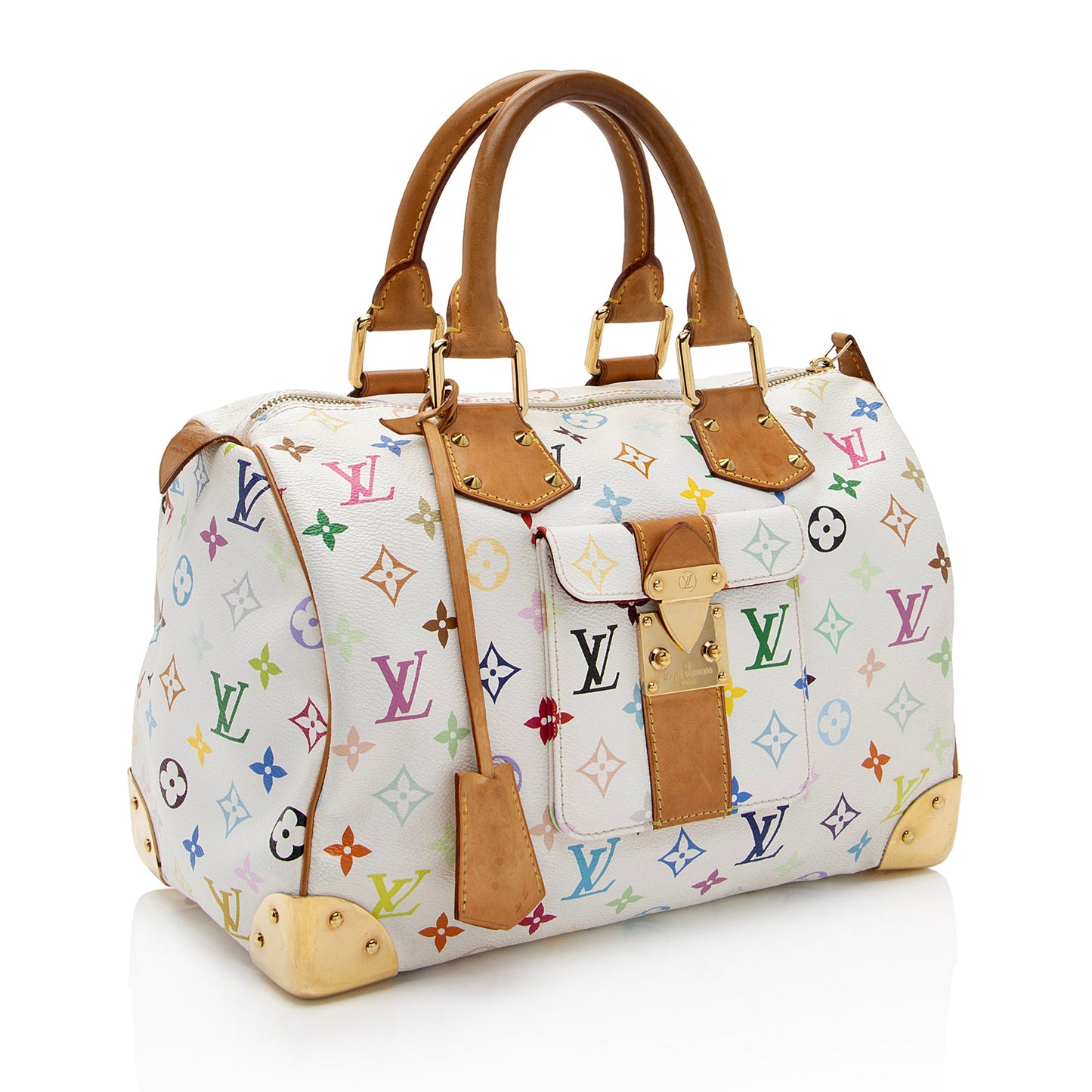 Louis Vuitton Monogram Multicolore Speedy 30 Satchel (SHF-SY6QOf)