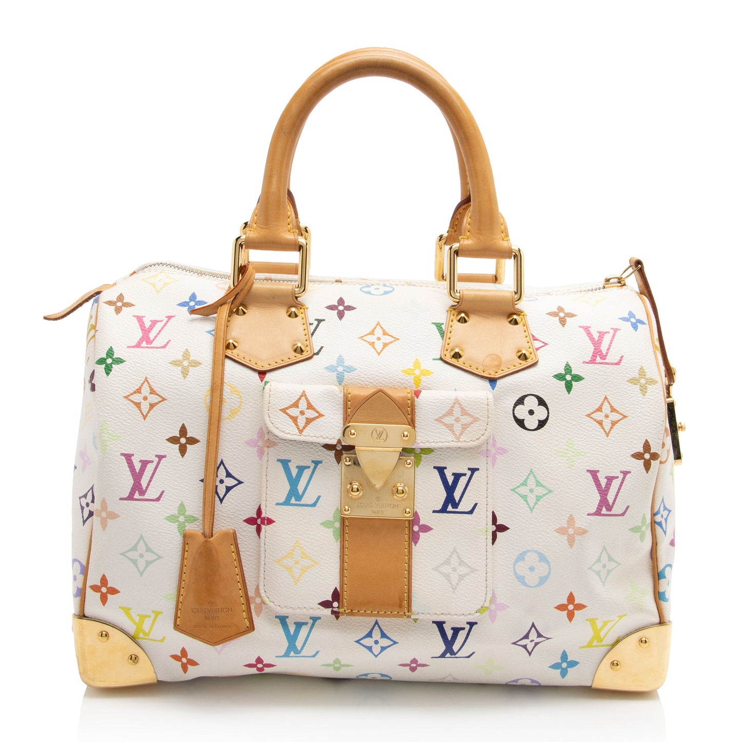 Louis Vuitton Monogram Multicolore Speedy 30 Satchel (SHF-Mk6xIk)