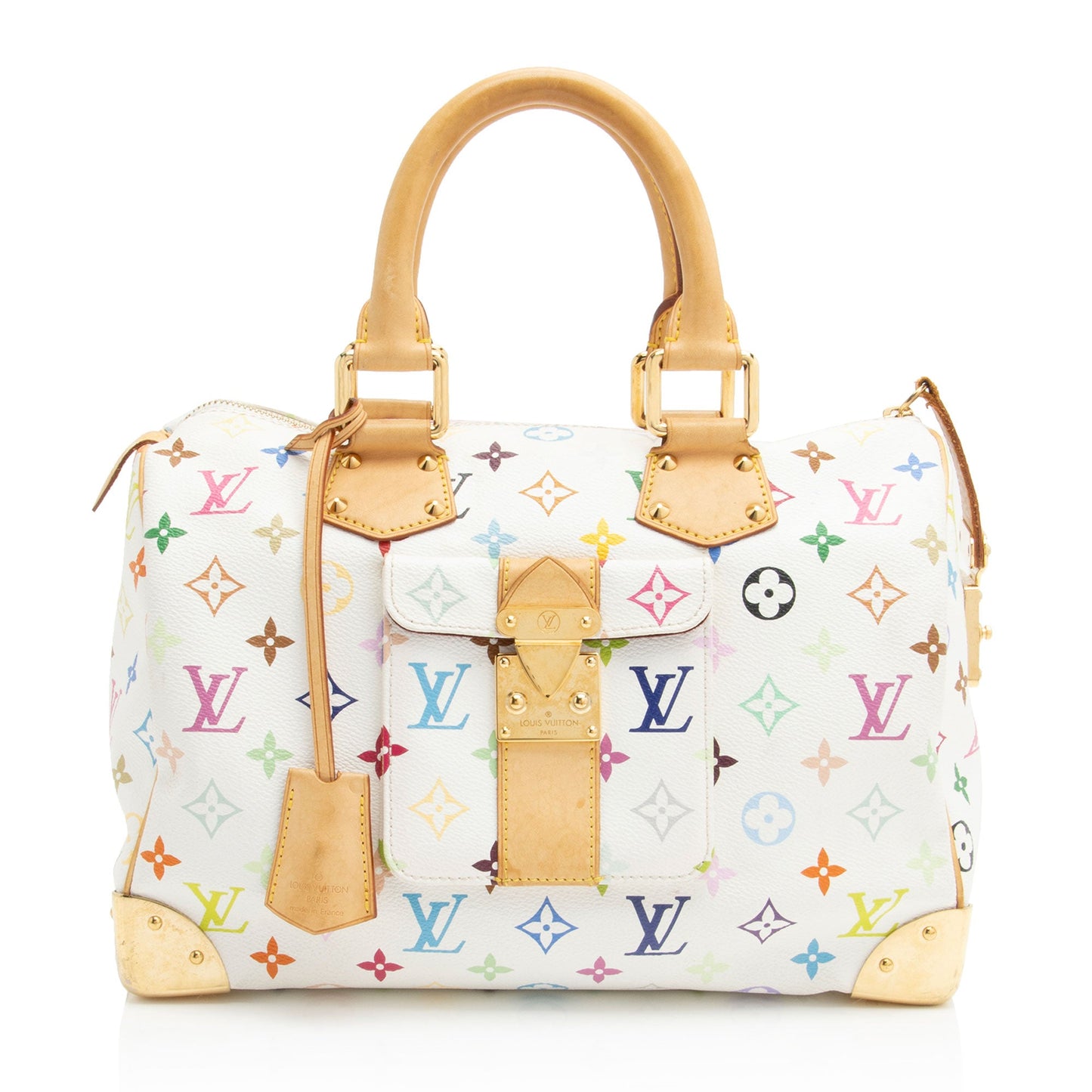 Louis Vuitton Monogram Multicolore Speedy 30 Satchel (SHF-0Yjo6q)