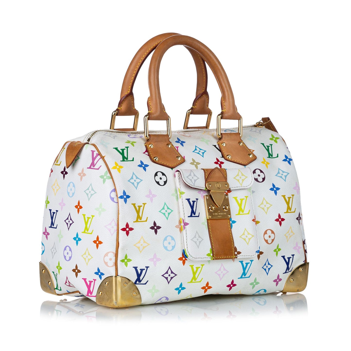 Louis Vuitton Monogram Multicolore Speedy 30 (SHG-30097)