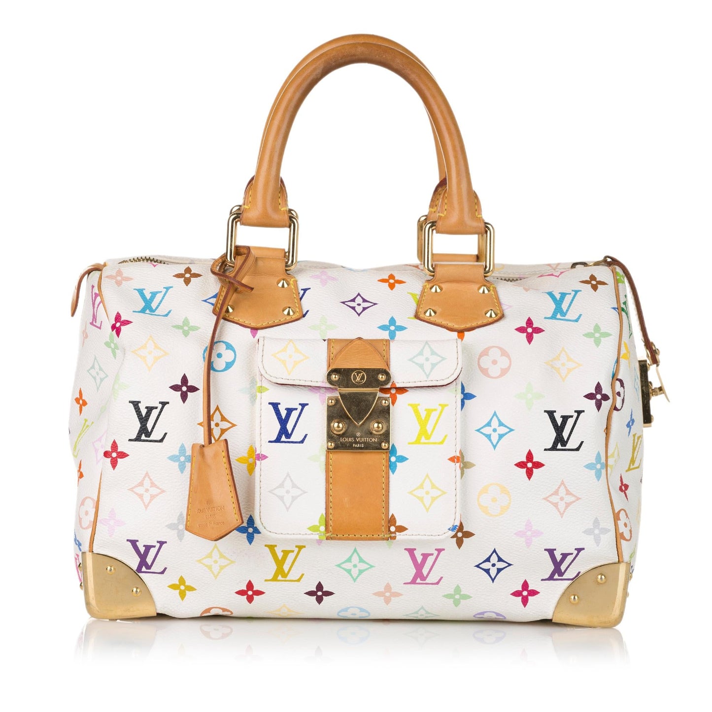 Louis Vuitton Monogram Multicolore Speedy 30 (SHG-32686)