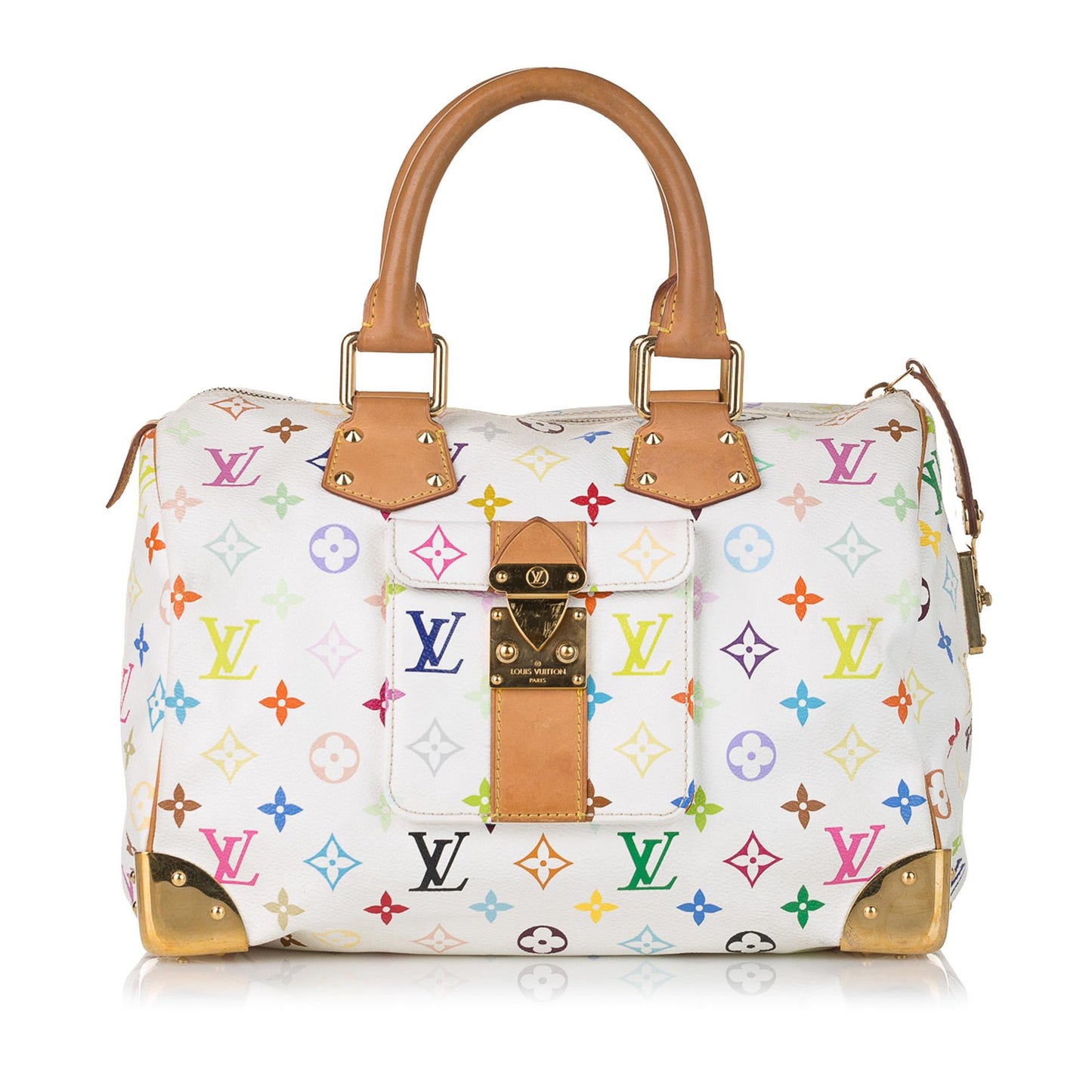 Louis Vuitton Monogram Multicolore Speedy 30 (SHG-36315)