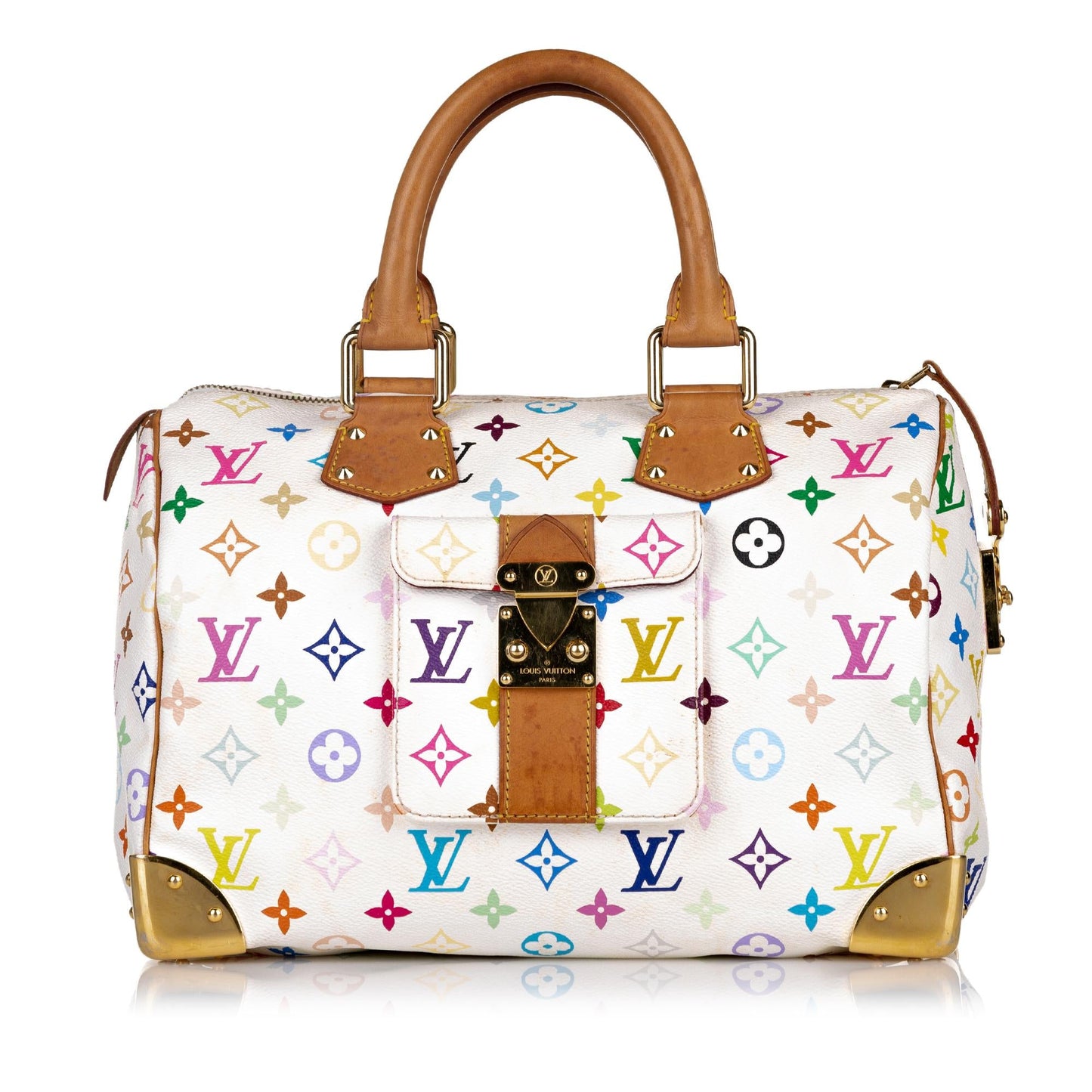 Louis Vuitton Monogram Multicolore Speedy 30 (SHG-36316)
