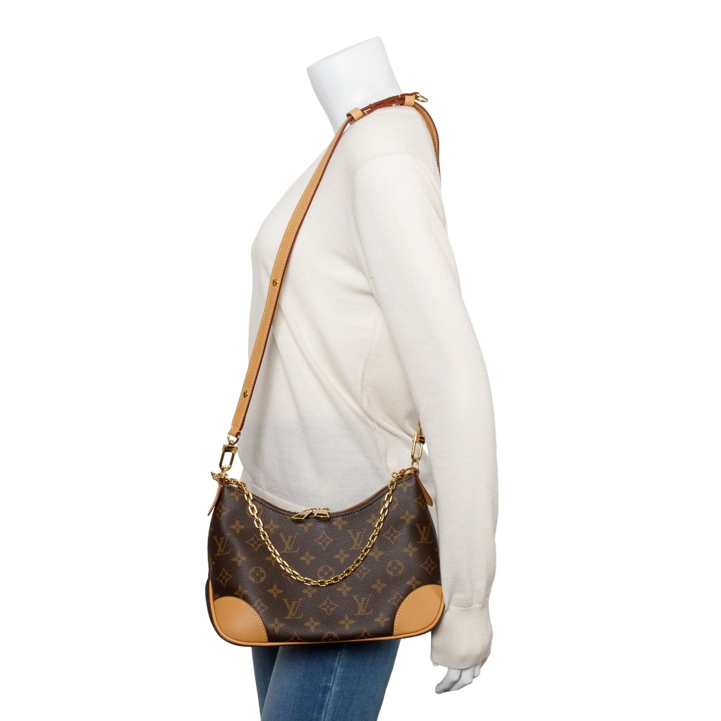 Louis Vuitton Monogram Natural Boulogne NM