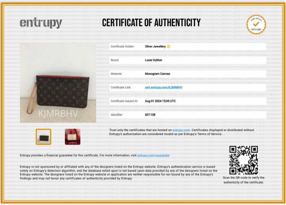 Louis Vuitton Monogram Neverfull Pochette