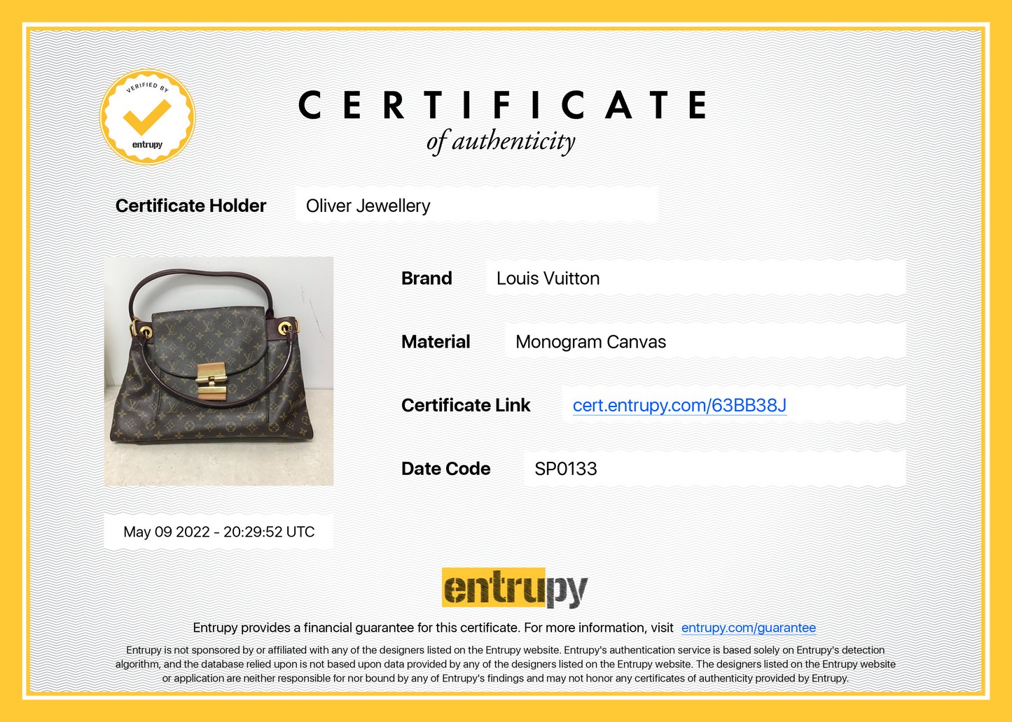 Louis Vuitton Monogram Olympe MM