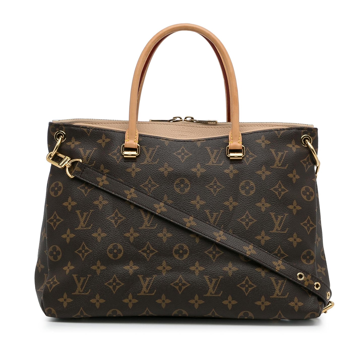 Louis Vuitton Monogram Pallas MM (SHG-Wkxjr5)