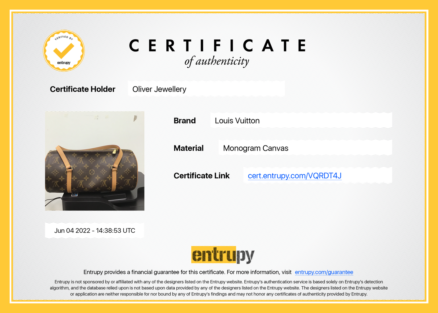 Louis Vuitton Monogram Papillon 30