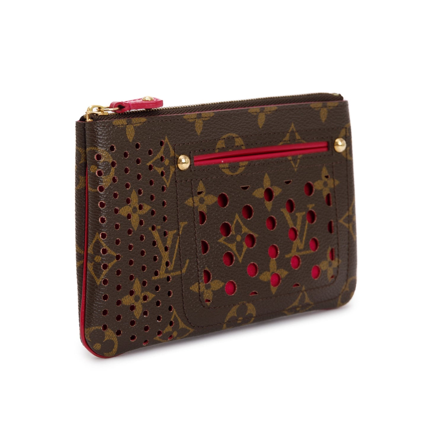 Louis Vuitton Monogram Perforated Pochette Plat Pouch
