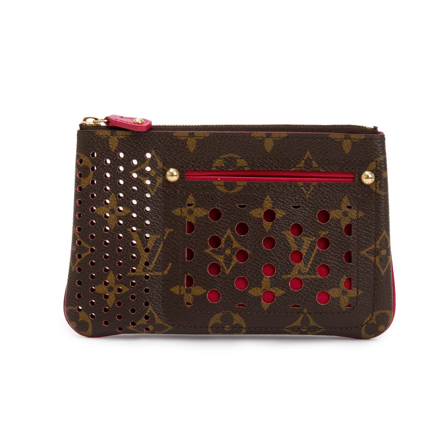 Louis Vuitton Monogram Perforated Pochette Plat Pouch