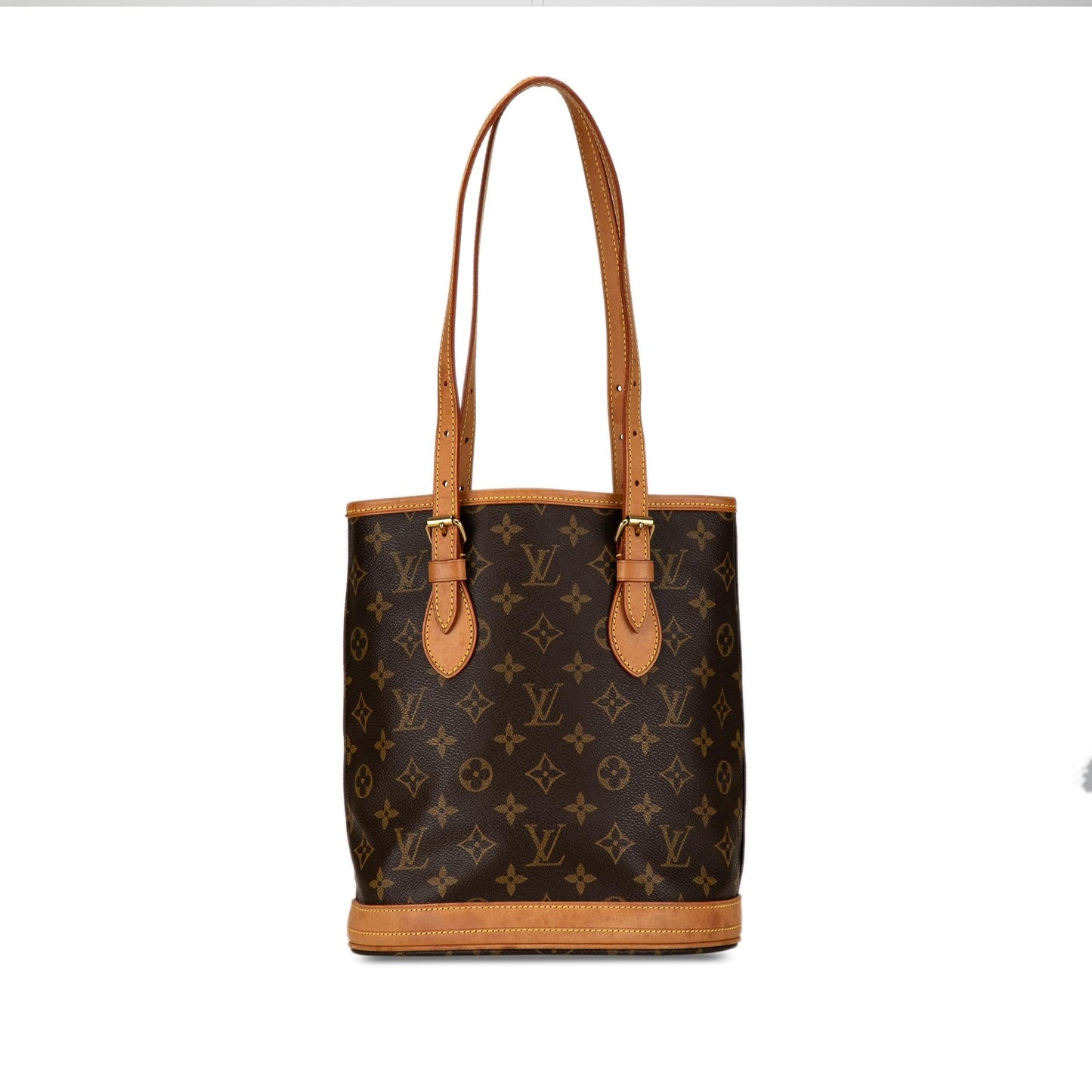 Louis Vuitton Monogram Petit Bucket (SHG-wNbkas)
