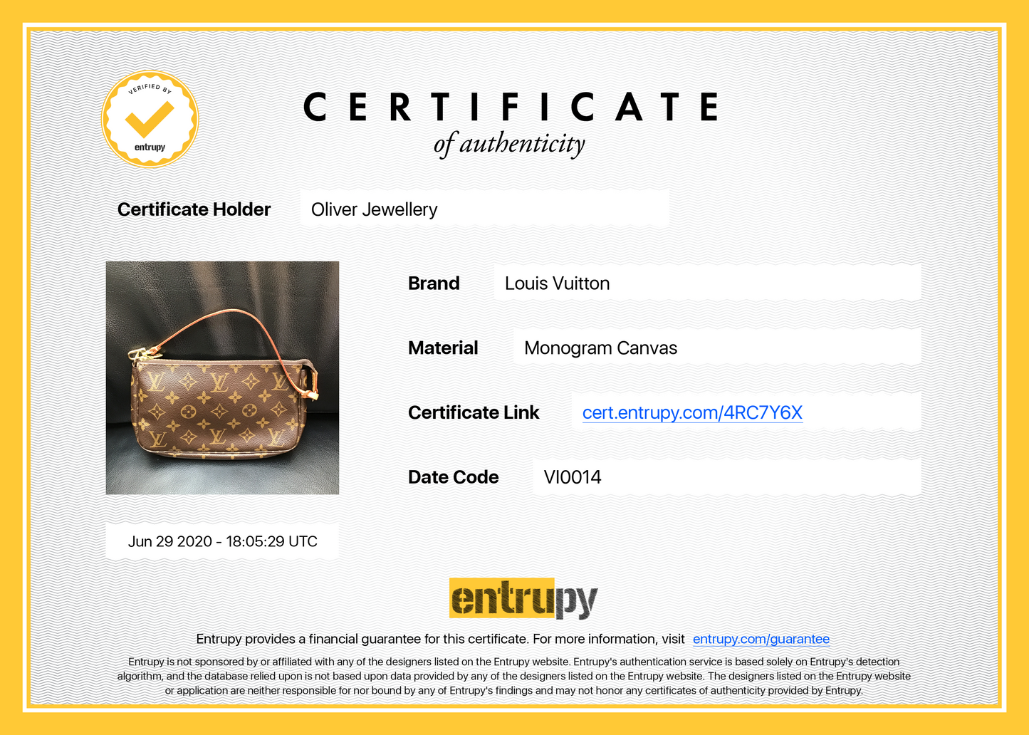 Louis Vuitton Monogram Pochette Accessoires