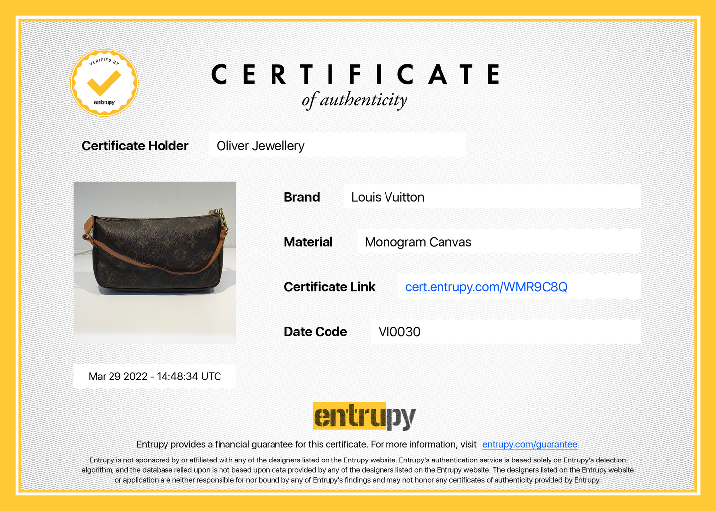 Louis Vuitton Monogram Pochette Accessoires