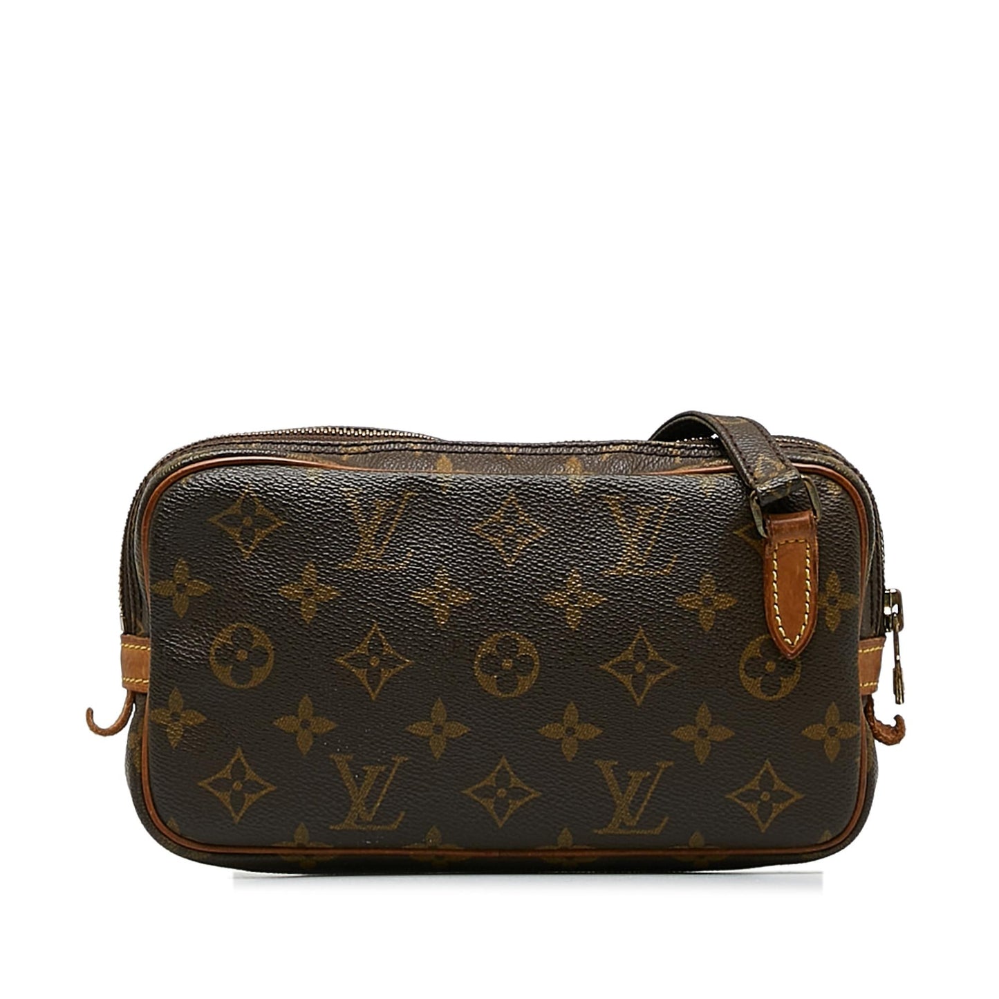 Louis Vuitton Monogram Pochette Marly Bandouliere (SHG-F4V91h)