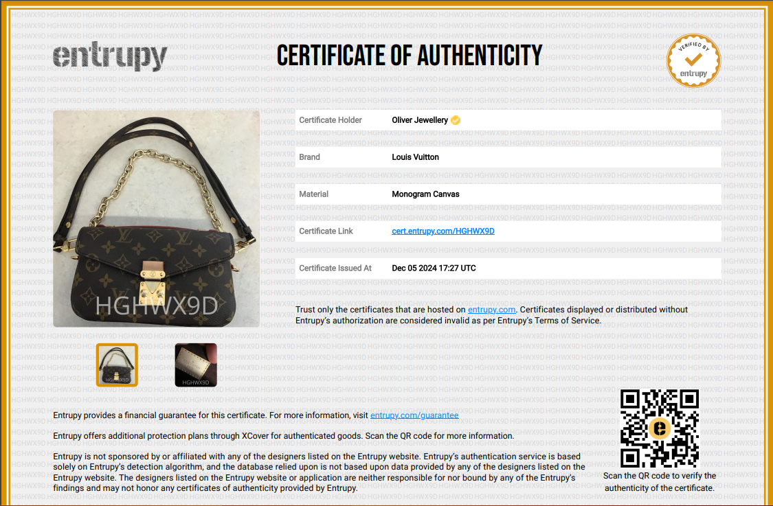 Louis Vuitton Monogram Pochette Metis East West