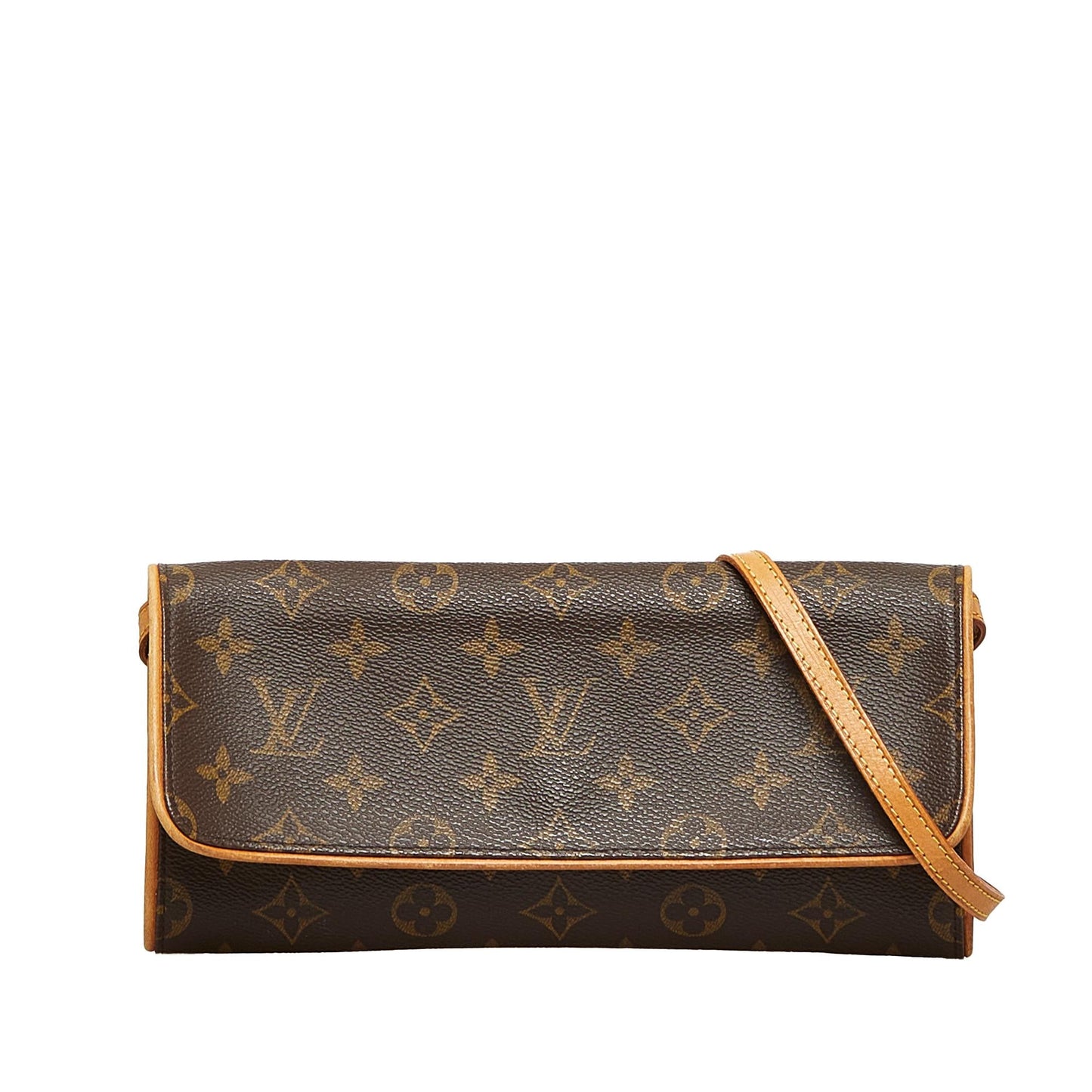 Louis Vuitton Monogram Pochette Twin GM (SHG-p2aaUx)