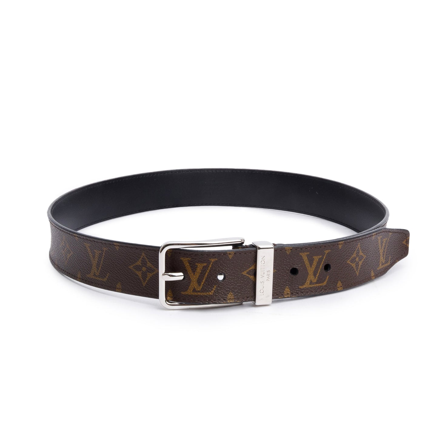 Louis Vuitton Monogram Pont Neuf 35 MM Belt, Size 85 34