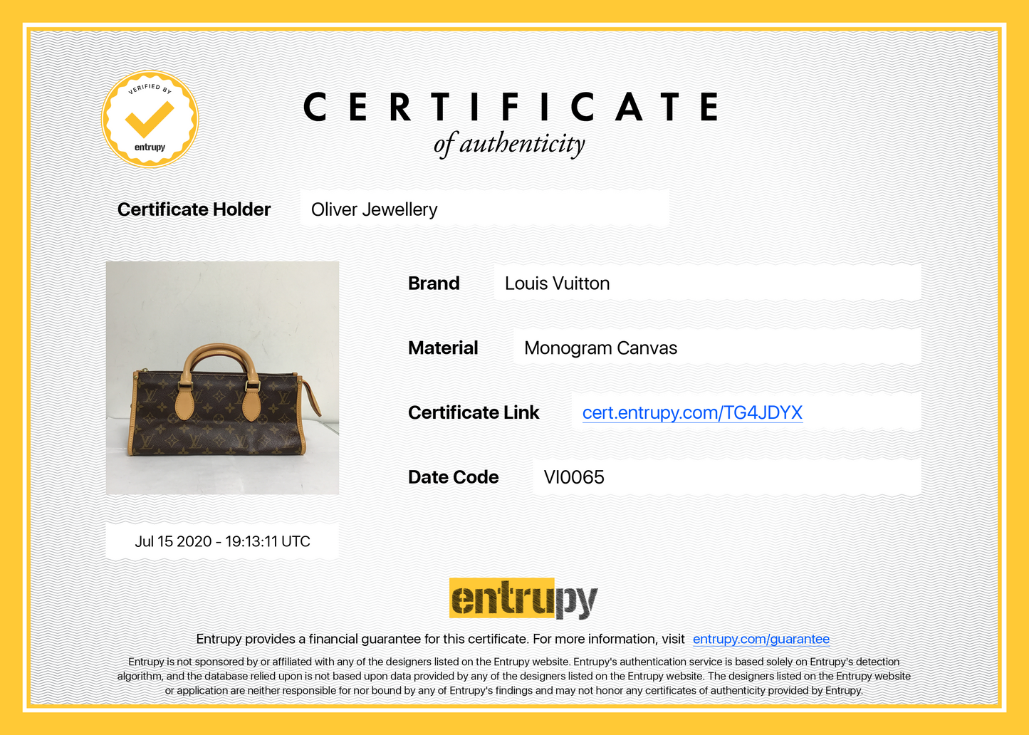 Louis Vuitton Monogram Popincourt Bag