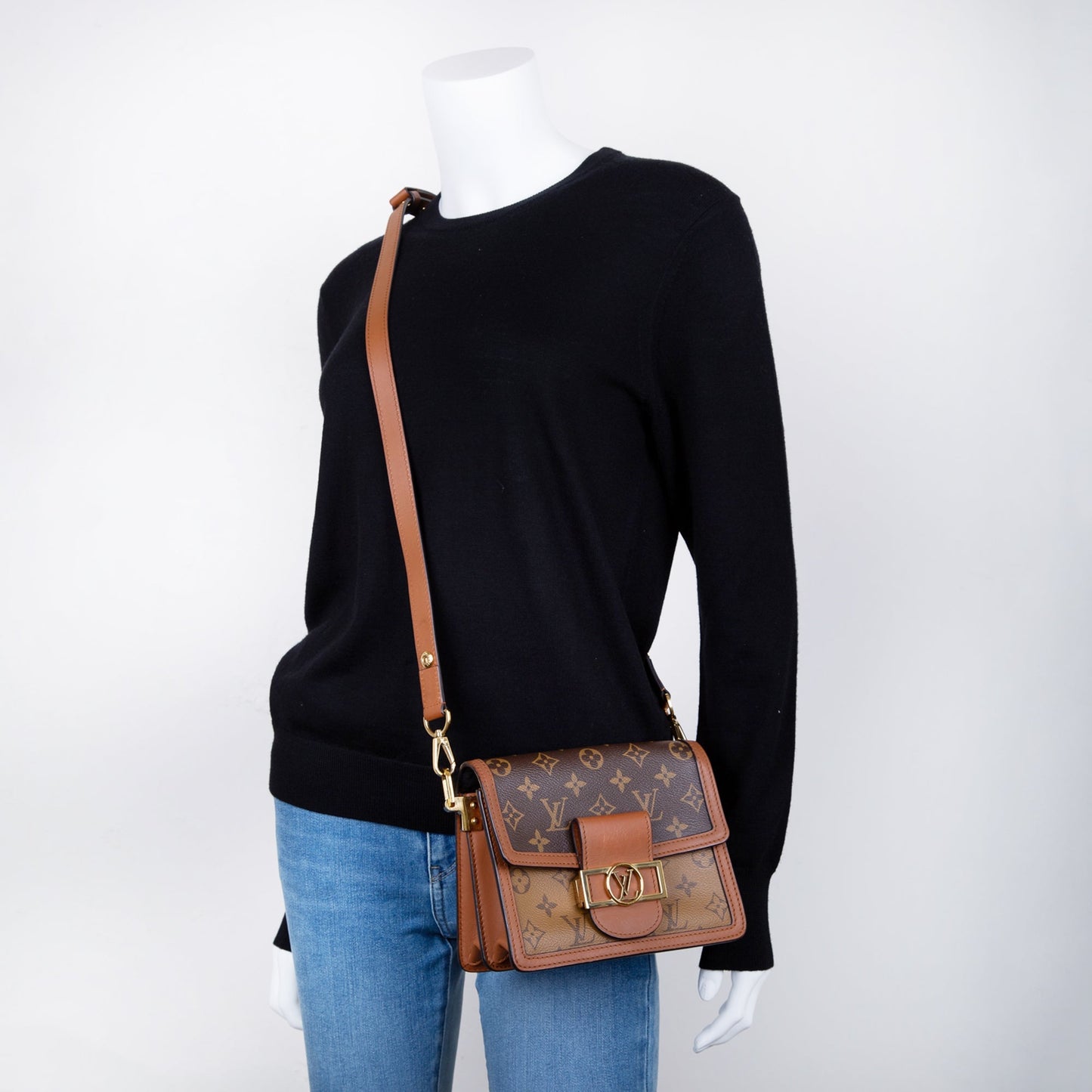 Louis Vuitton Monogram Reverse Mini Dauphine