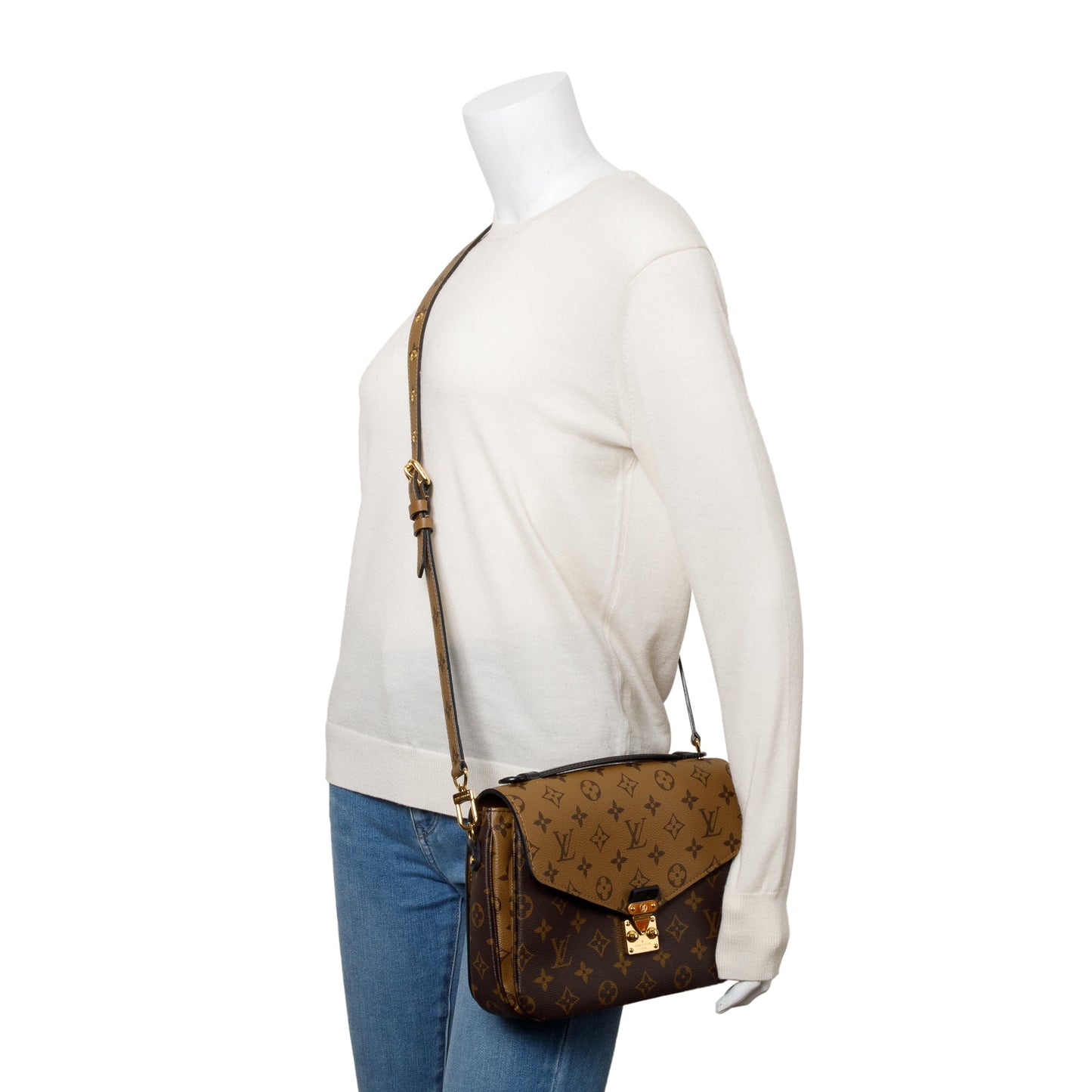 Louis Vuitton Monogram Reverse Pochette Metis