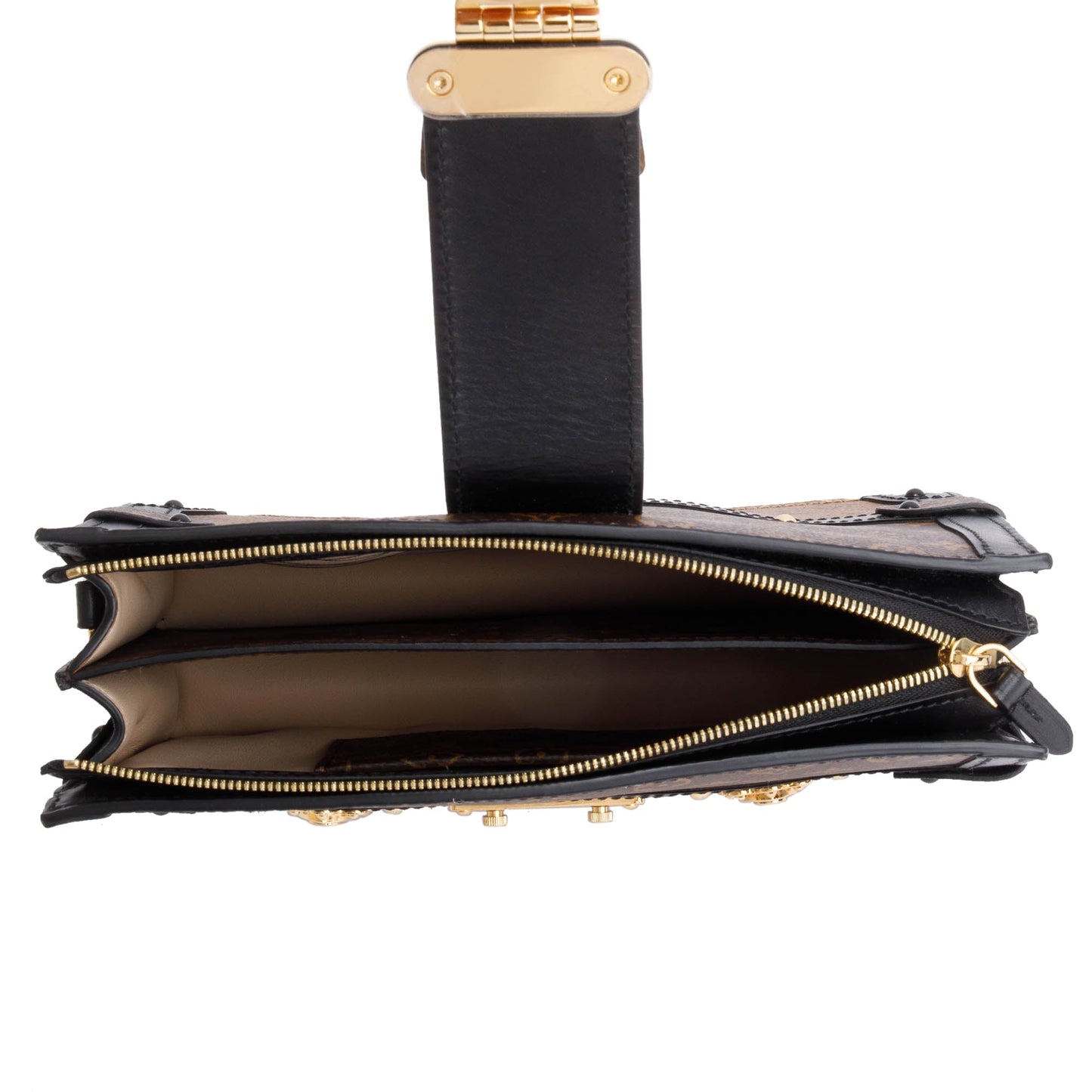 Louis Vuitton Monogram Reverse Pochette Trunk Clutch